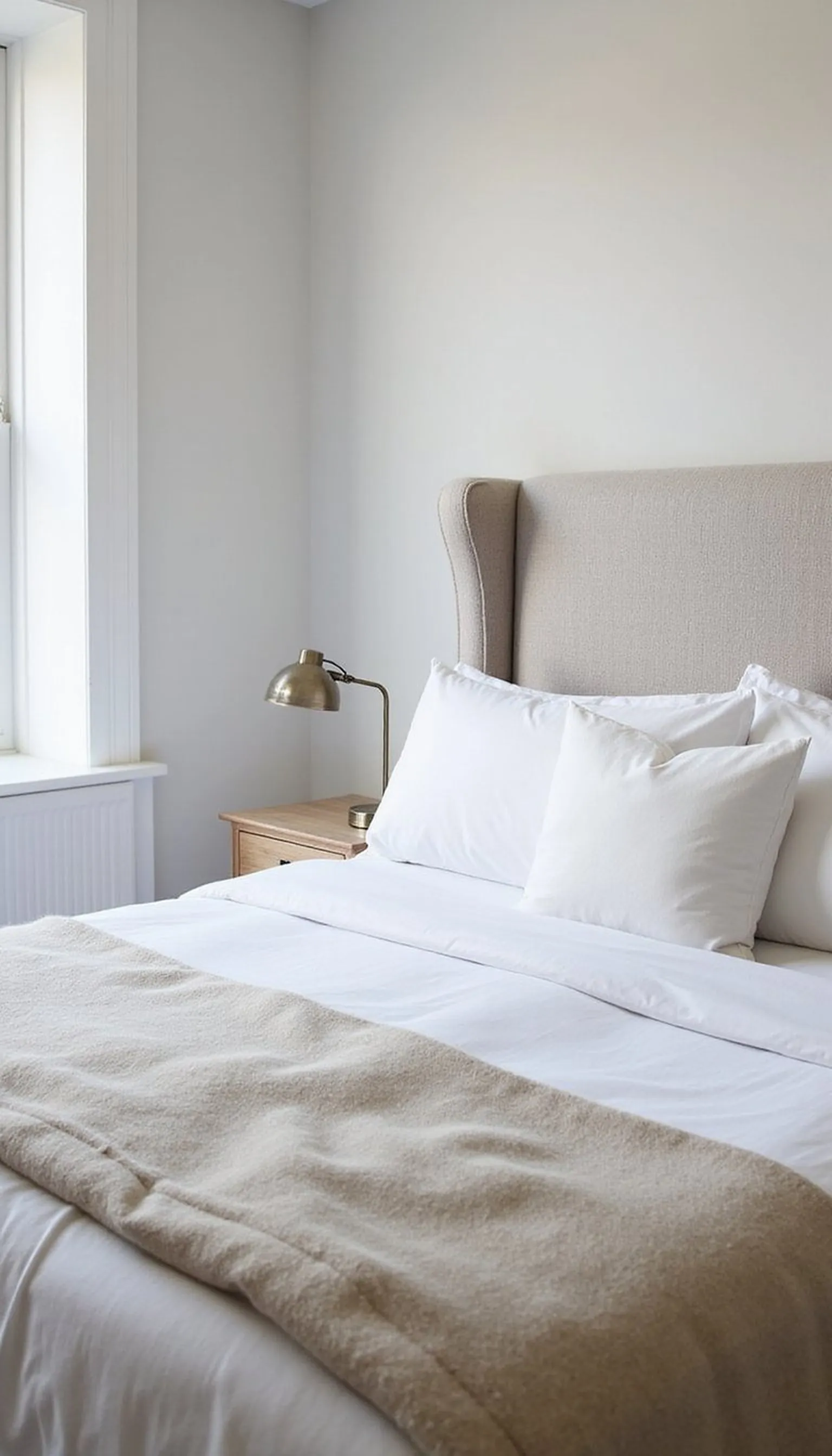 Crisp White Hotel Suite Vibes and Calm
