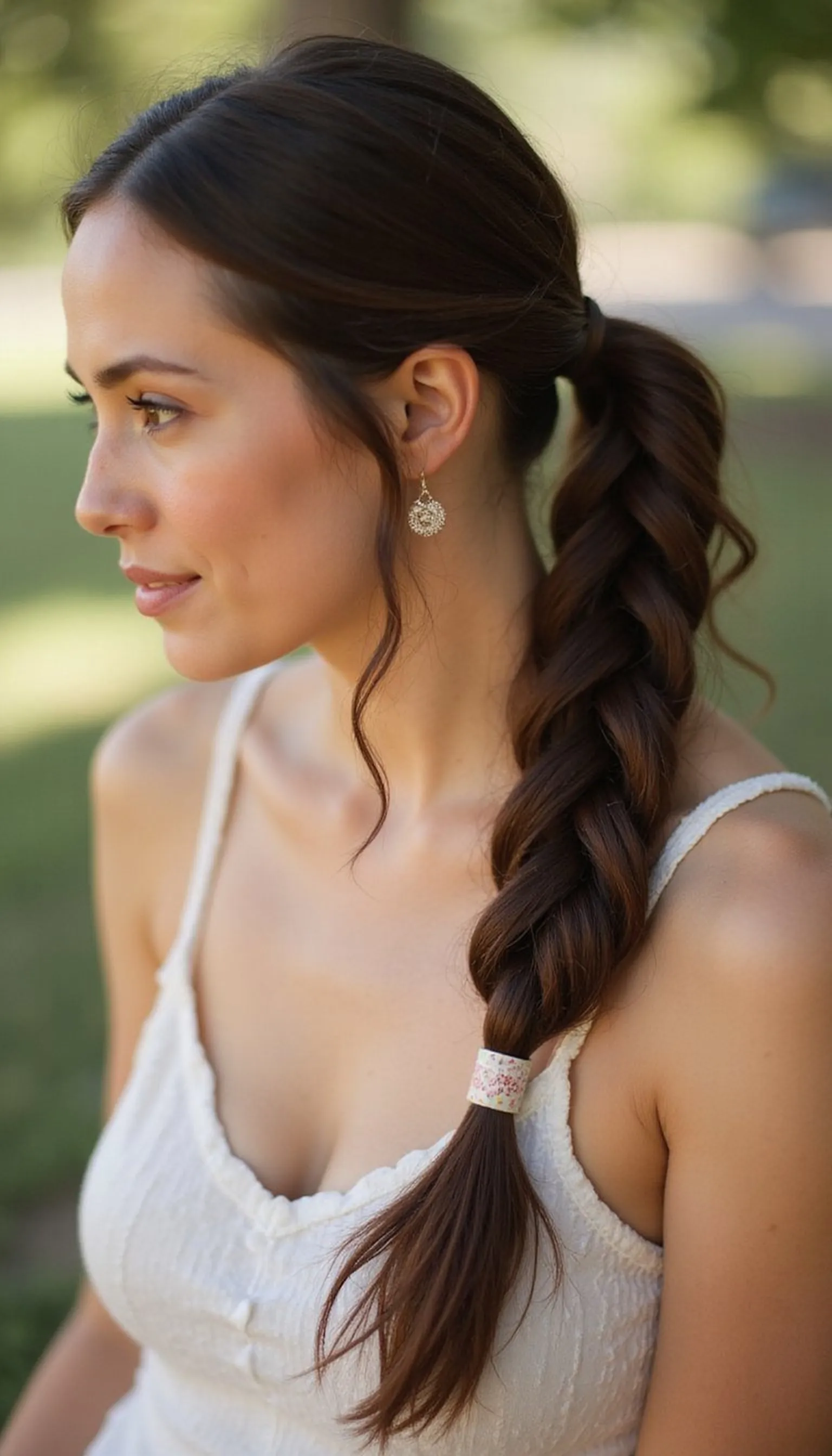 French Braid Ponytail That Stays Frizz-Free