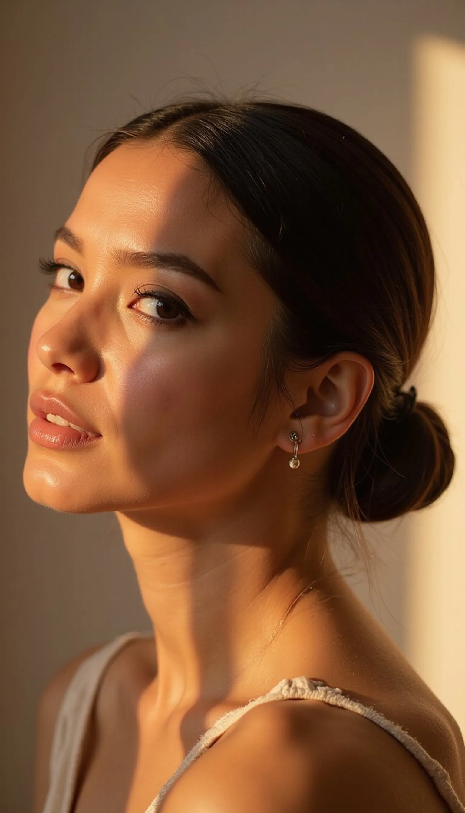 Sleek Low Bun With Invisible Bobby Pins