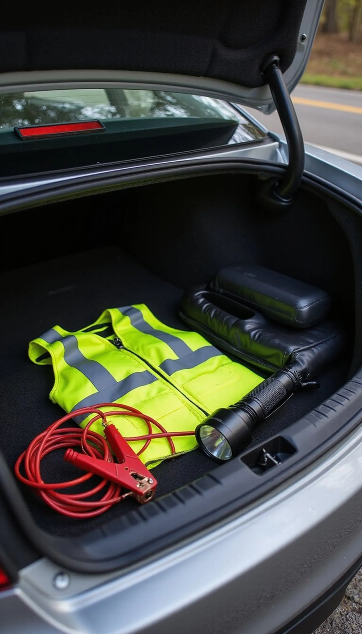 Car emergency kit for road evacuations and detours