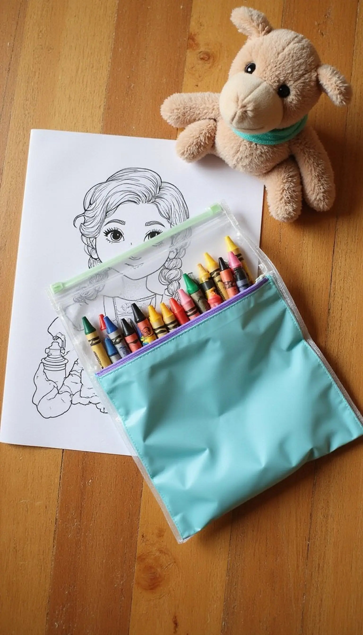 Kids’ storm-ready activity pack for long waits