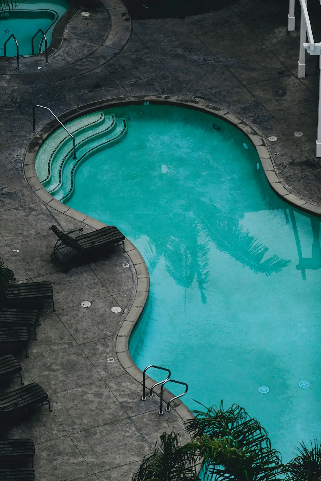 Tiered jungle infinity pools at Hanging Gardens Ubud