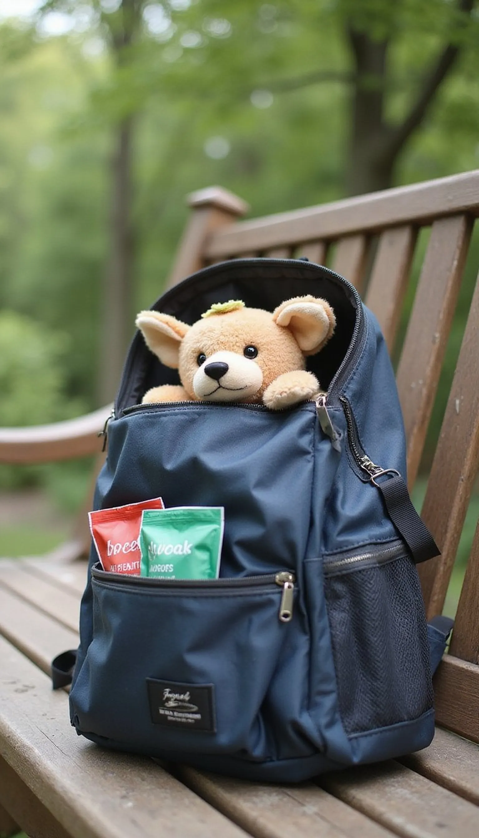 Kids’ weekend backpack: comfort and fun