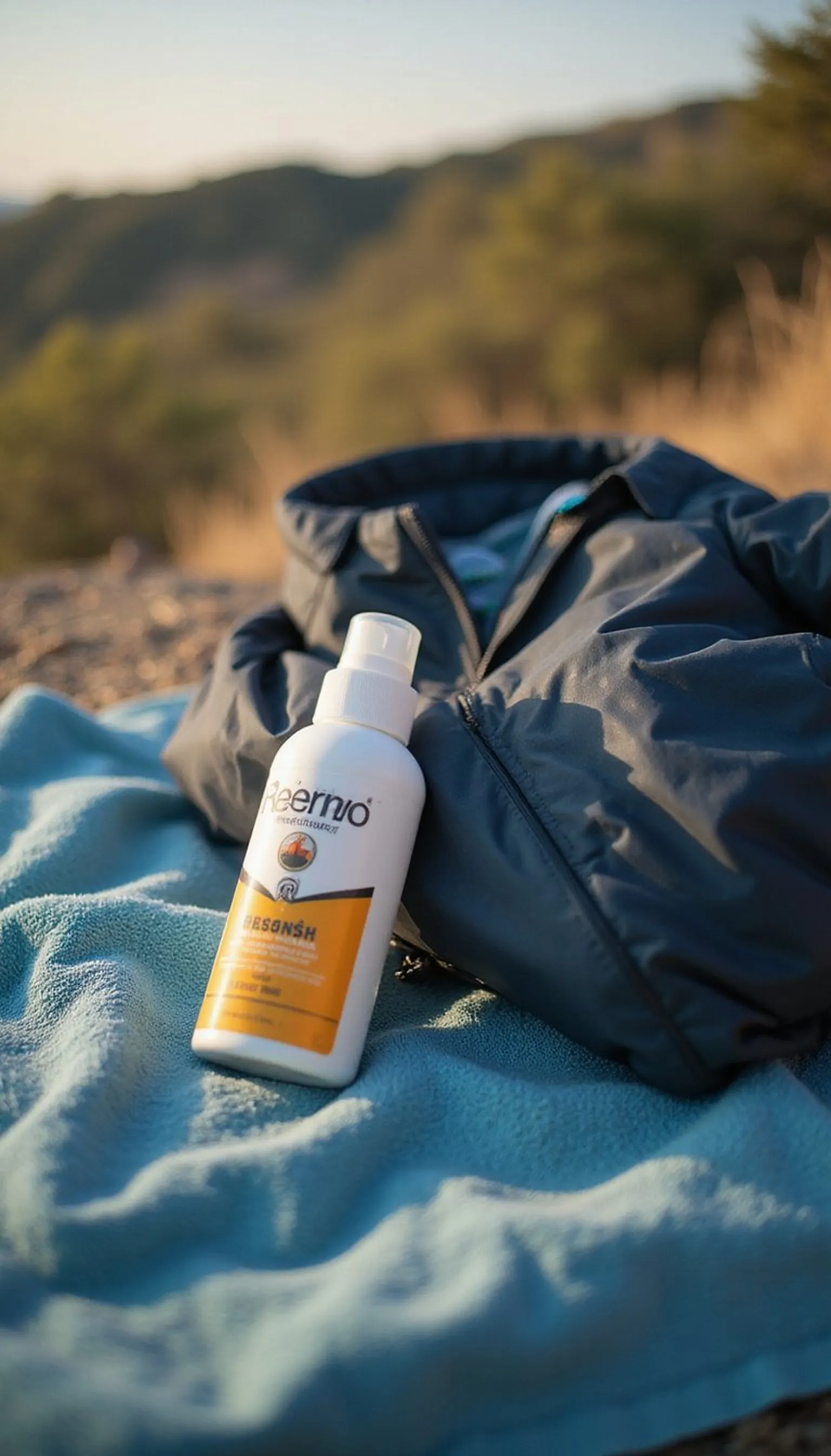 Evening Essentials: Lightweight Jacket and Bug Spray