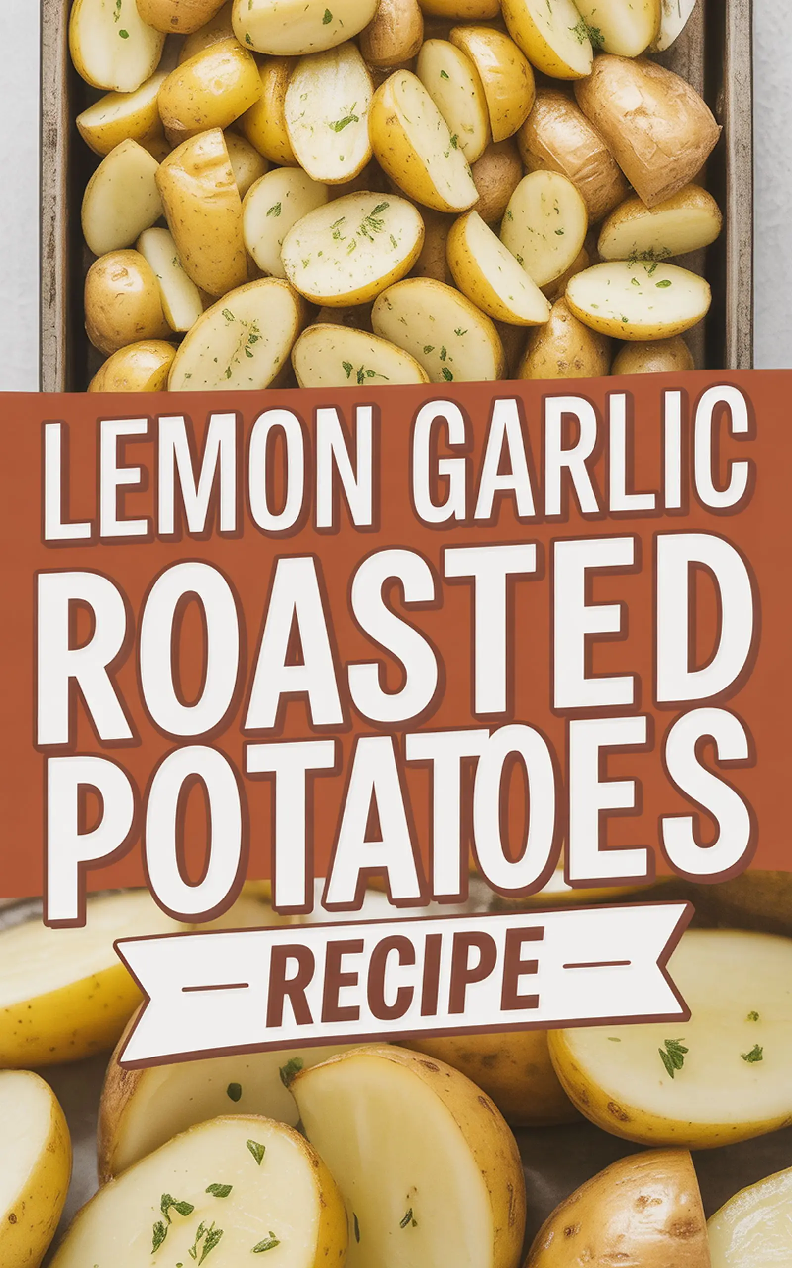 Lemon Garlic Roasted Potatoes Recipe - easy recipe with step by step instructions