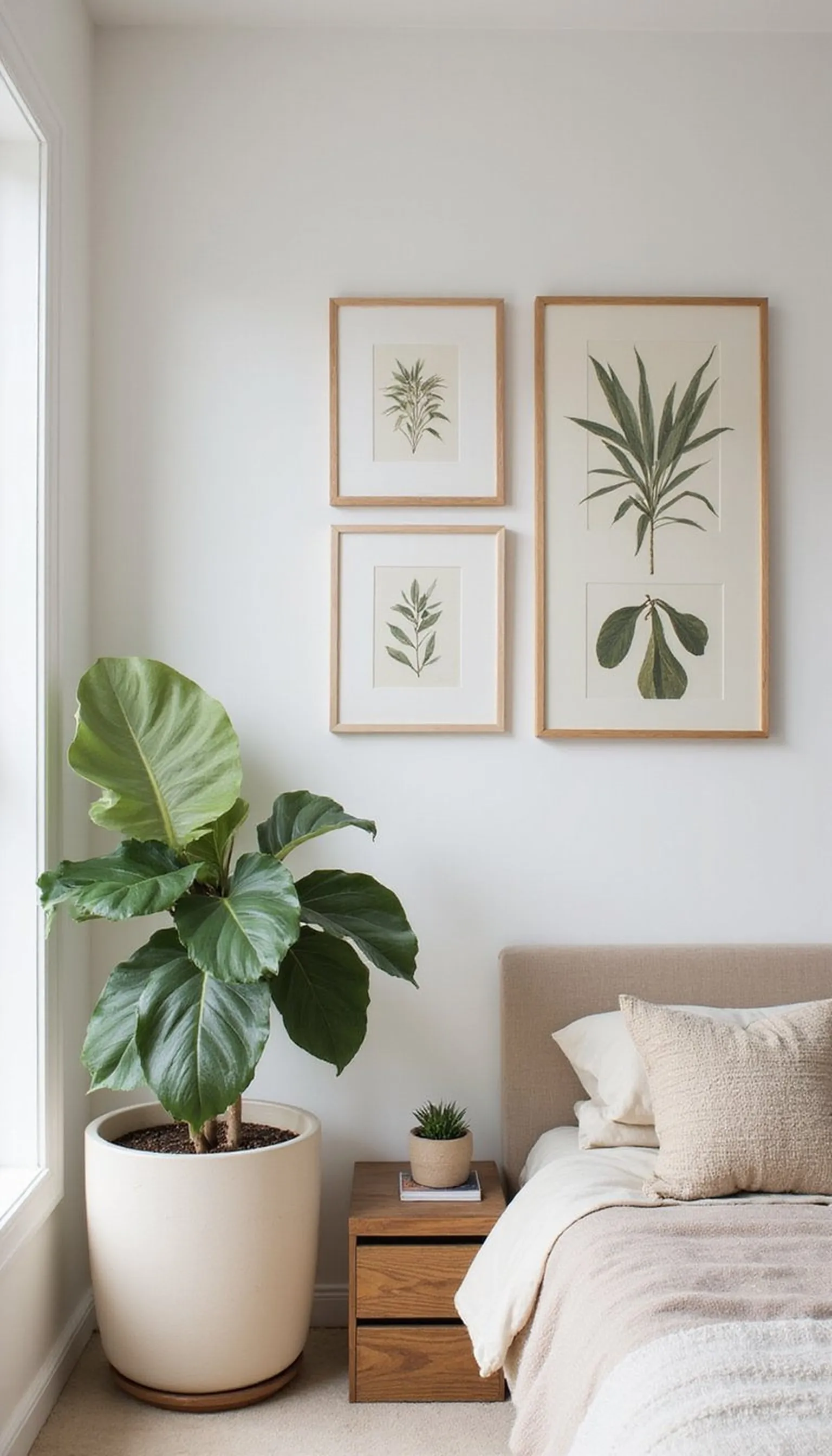 Botanical prints and sculptural greenery for summer