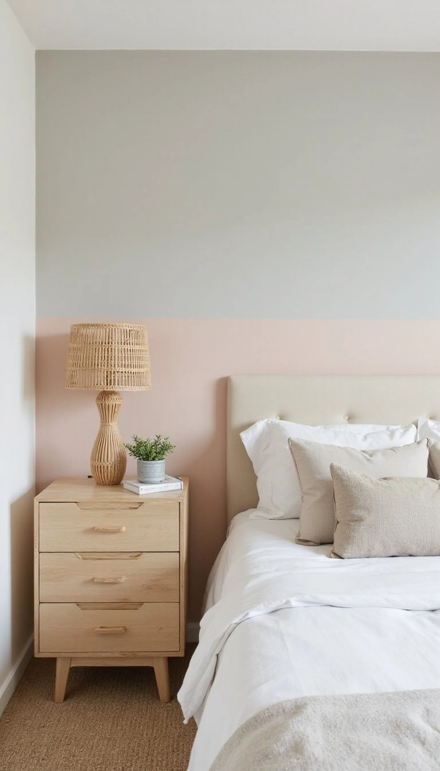 Trying a soft pastel accent wall?
