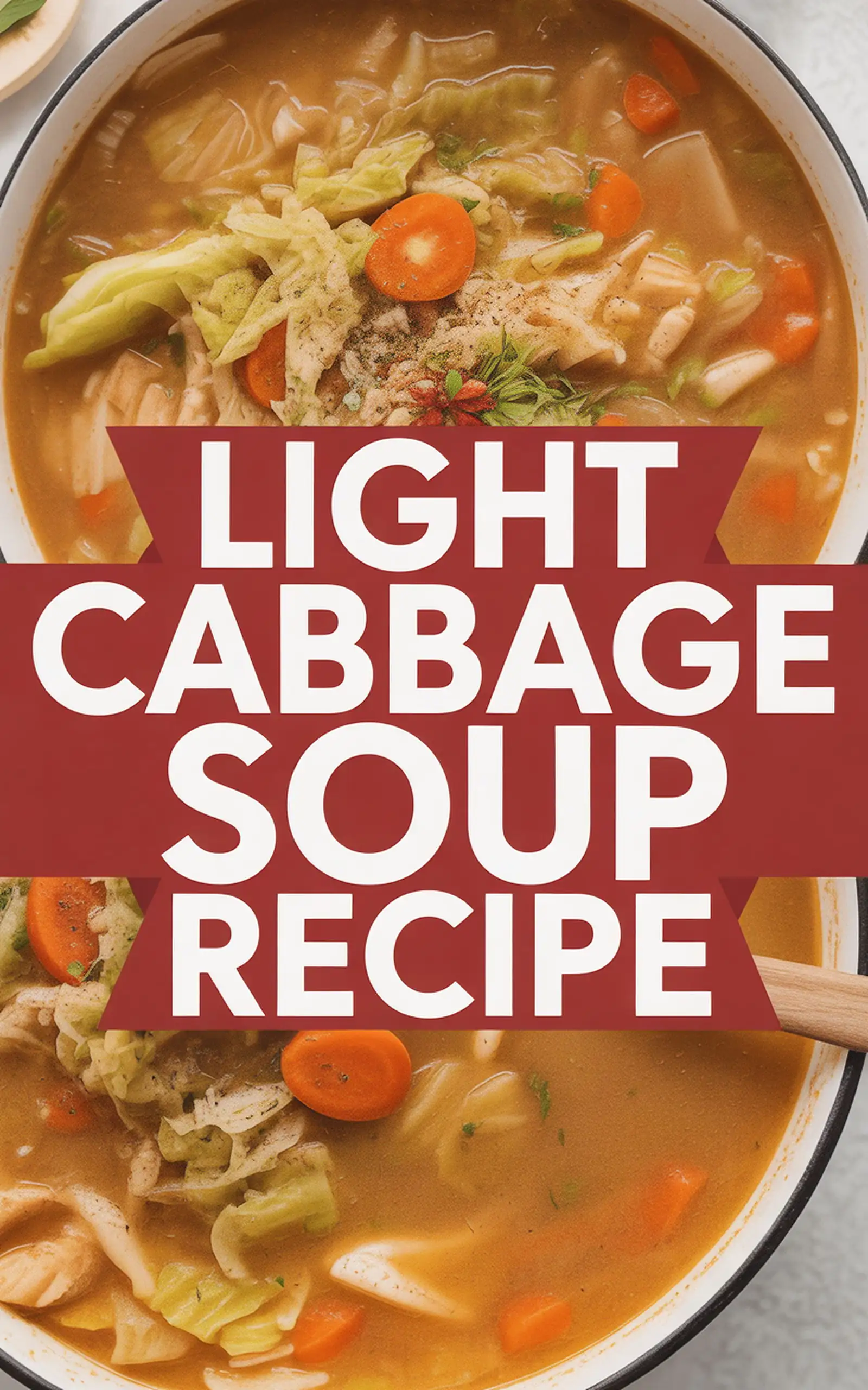 Light Cabbage Soup Recipe - easy recipe with step by step instructions