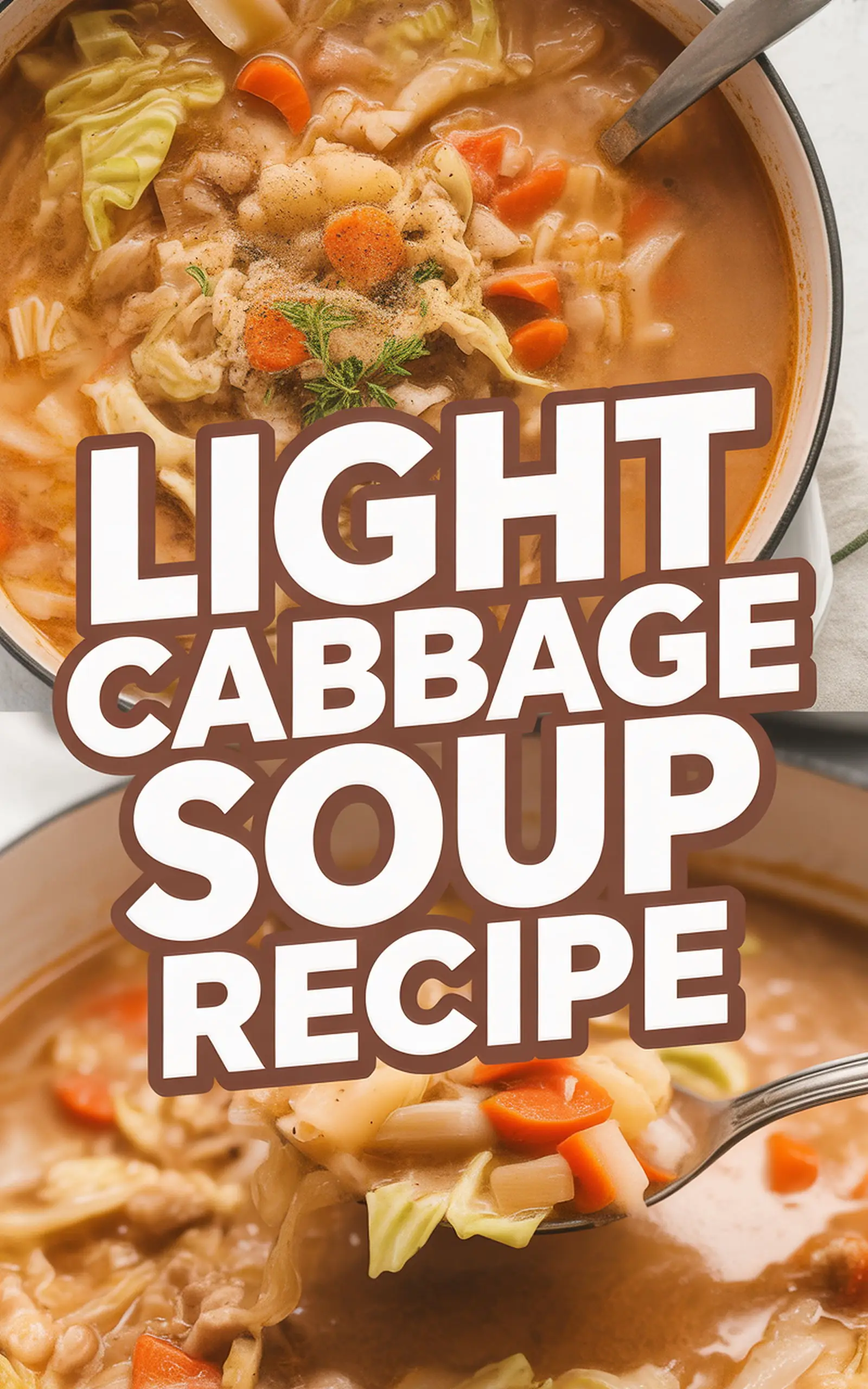 Light Cabbage Soup Recipe - easy recipe with step by step instructions