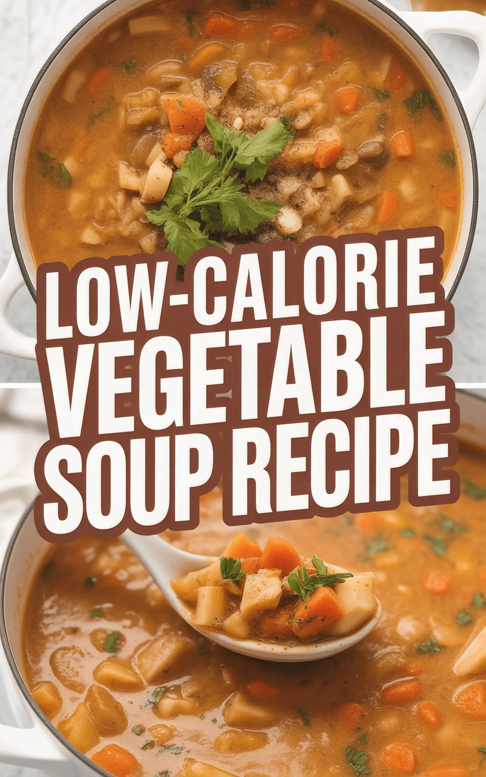 Low-Calorie Vegetable Soup Recipe - easy recipe with step by step instructions