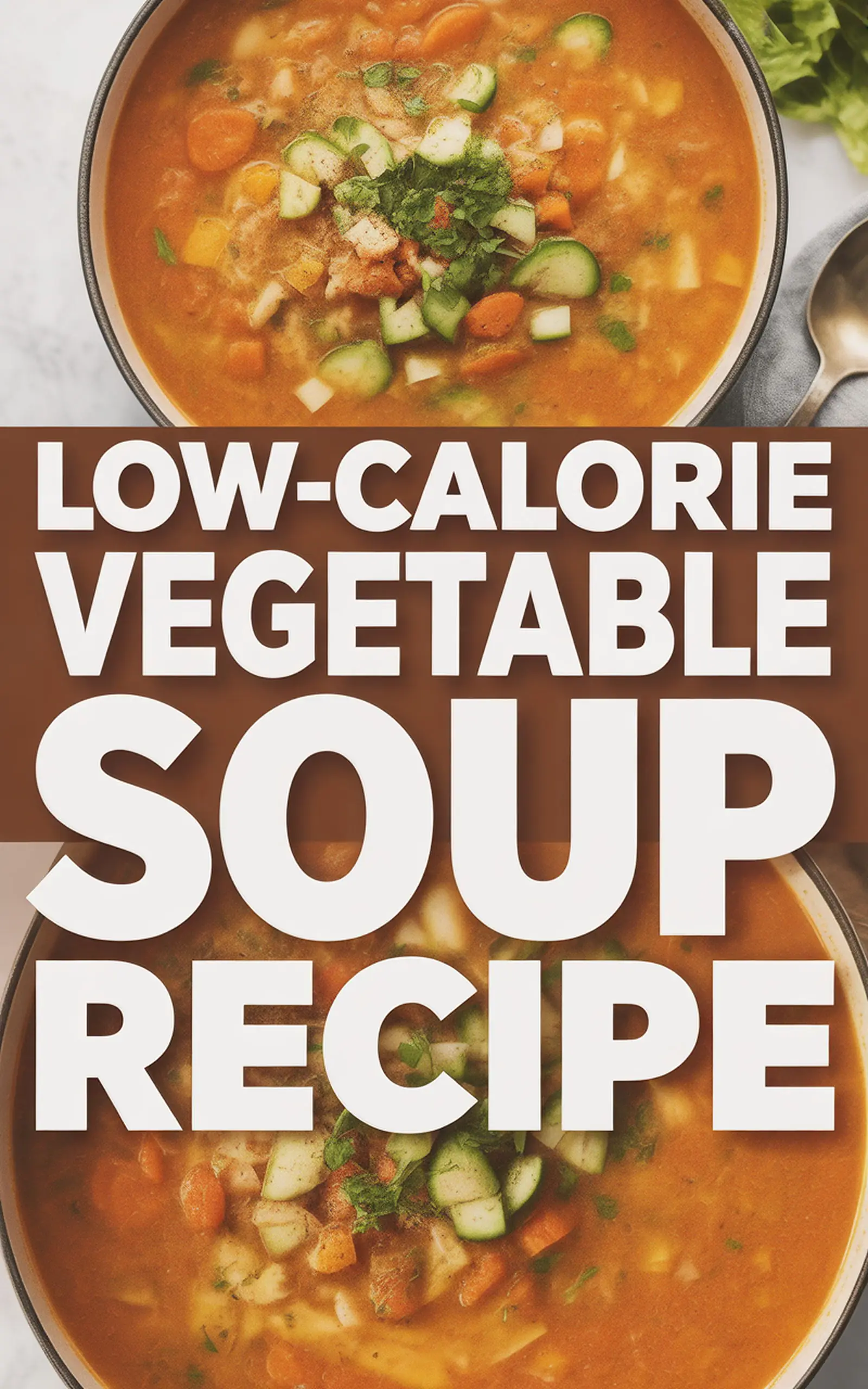Low-Calorie Vegetable Soup Recipe - easy recipe with step by step instructions