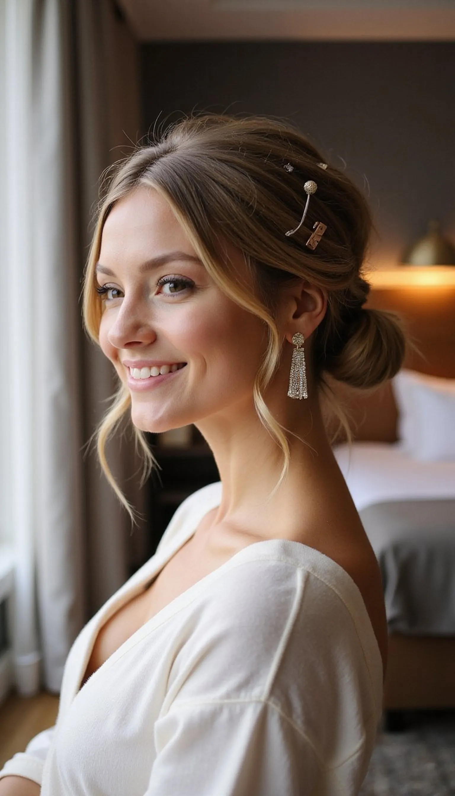 Low Twist Chignon That Packs Small