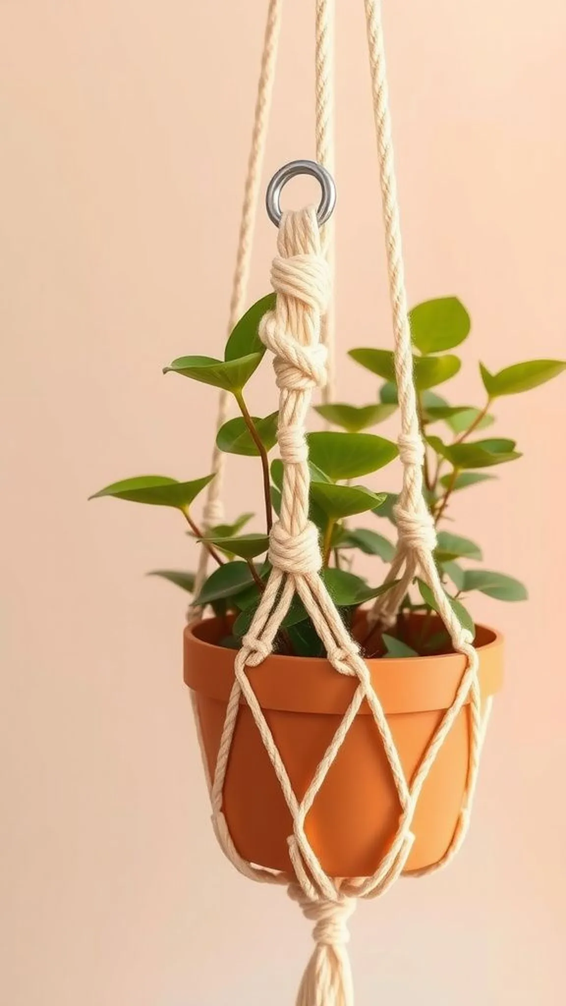 Adjustable ring hanger for pot size flexibility