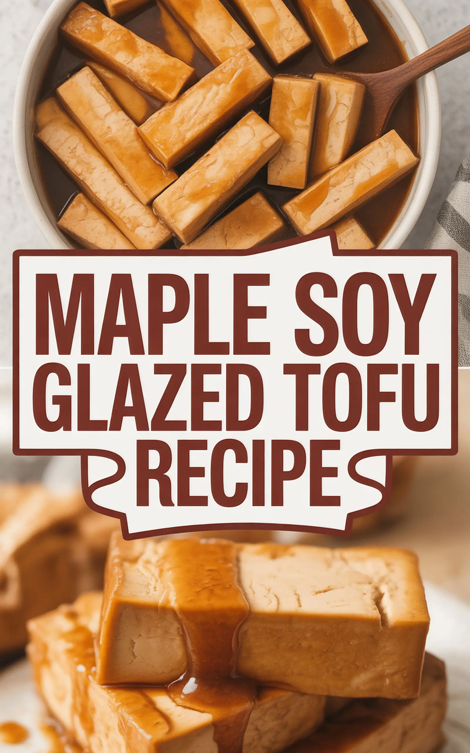 Maple Soy Glazed Tofu Recipe - easy recipe with step by step instructions