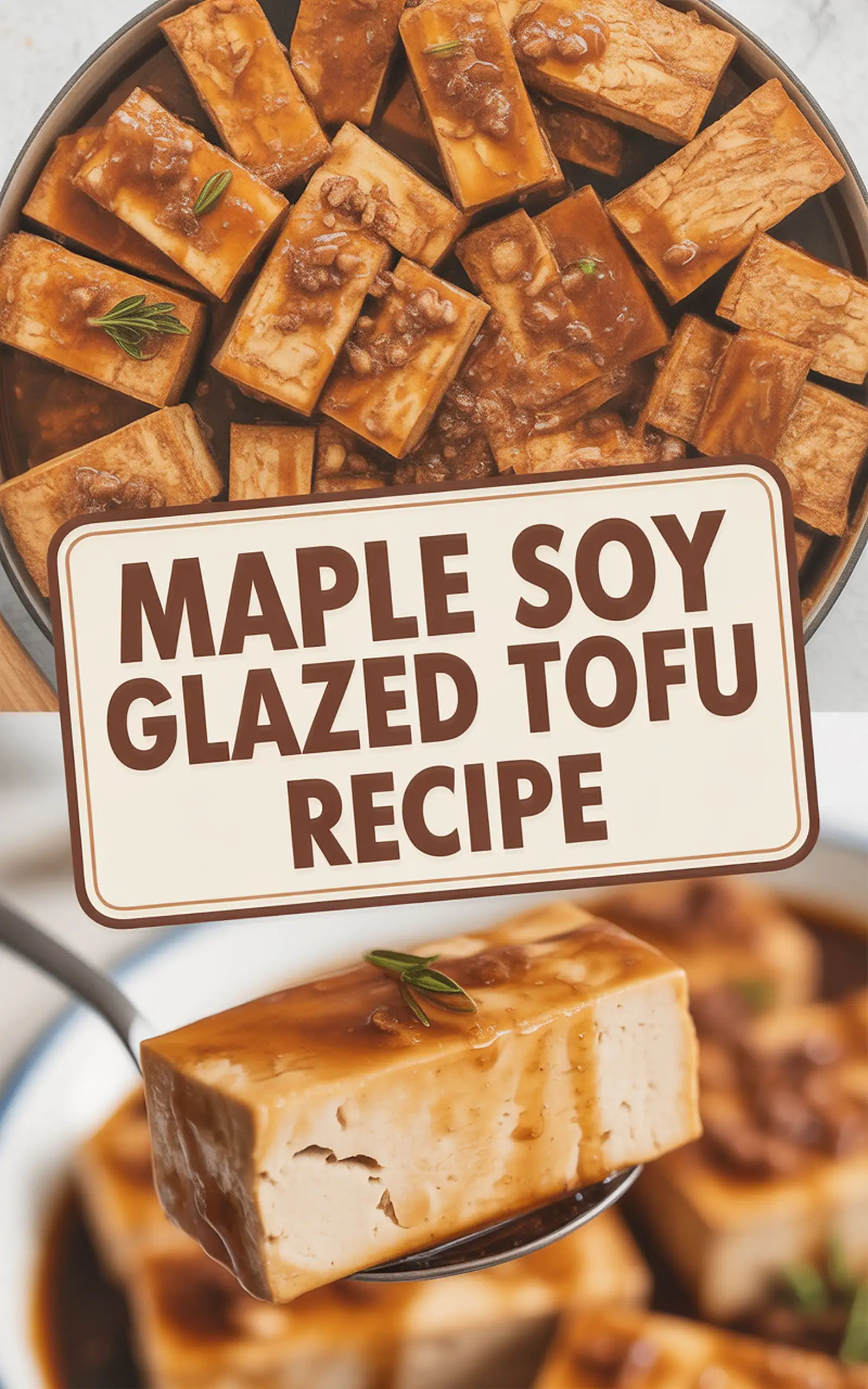 Maple Soy Glazed Tofu Recipe - easy recipe with step by step instructions