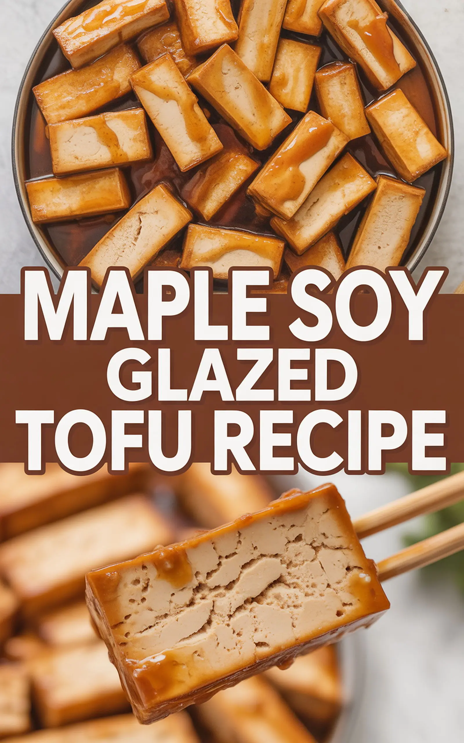 Maple Soy Glazed Tofu Recipe - easy recipe with step by step instructions