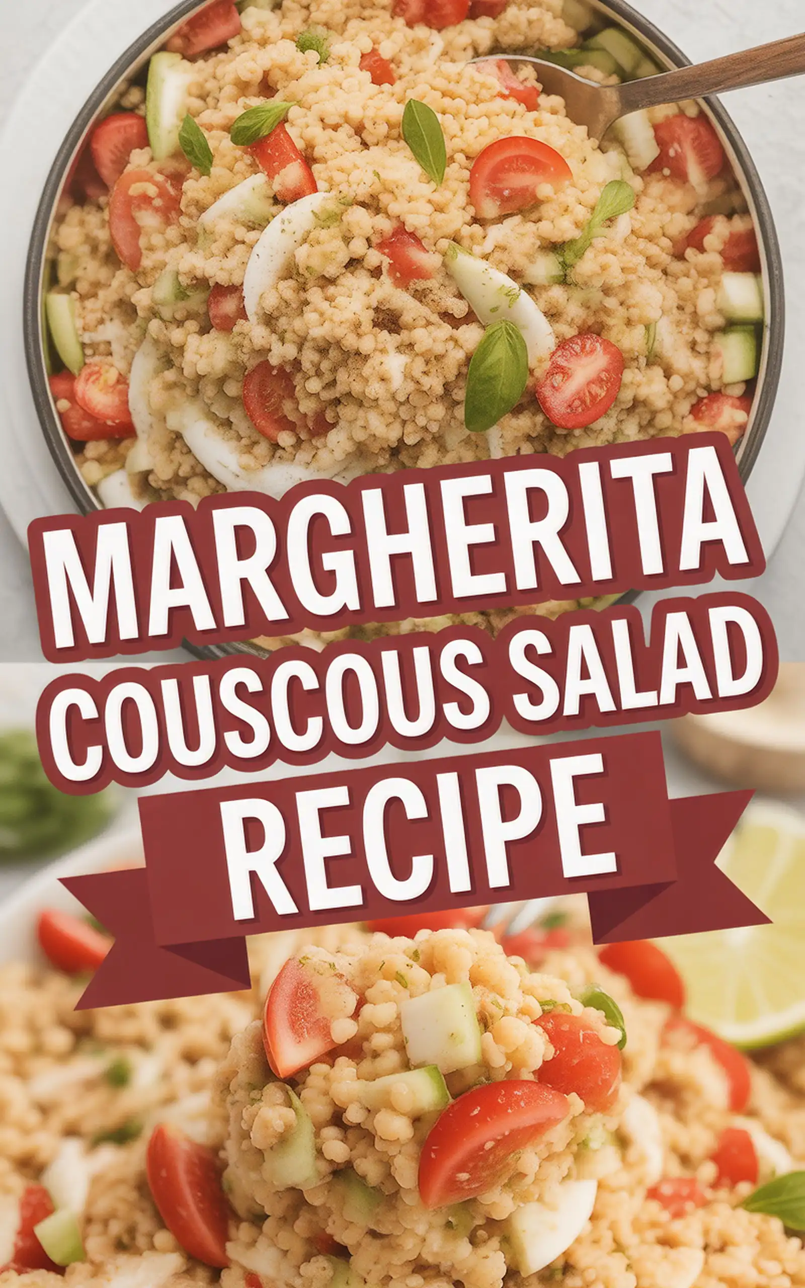 Margherita Couscous Salad Recipe - easy recipe with step by step instructions