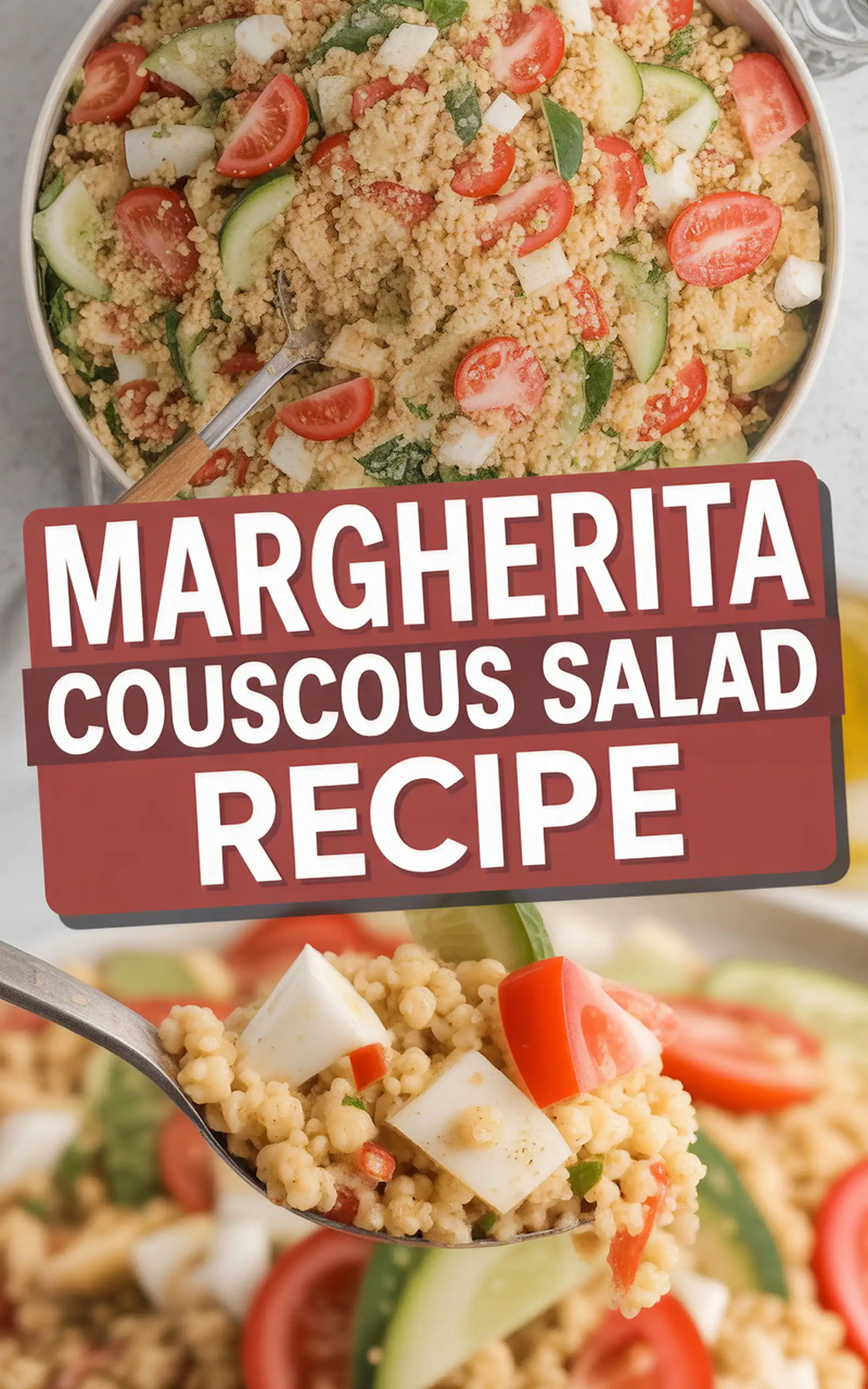 Margherita Couscous Salad Recipe - easy recipe with step by step instructions