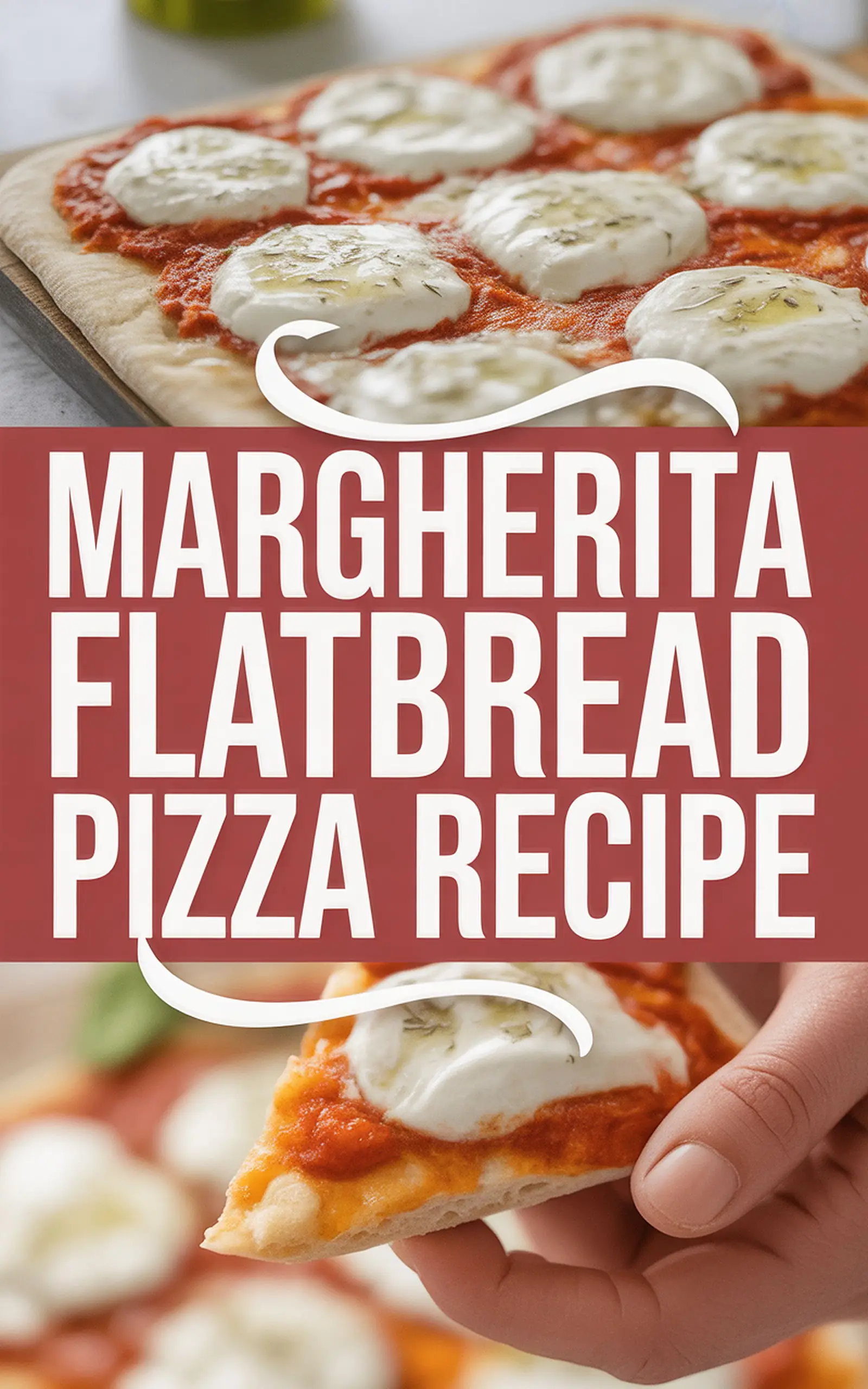 Margherita Flatbread Pizza Recipe - easy recipe with step by step instructions