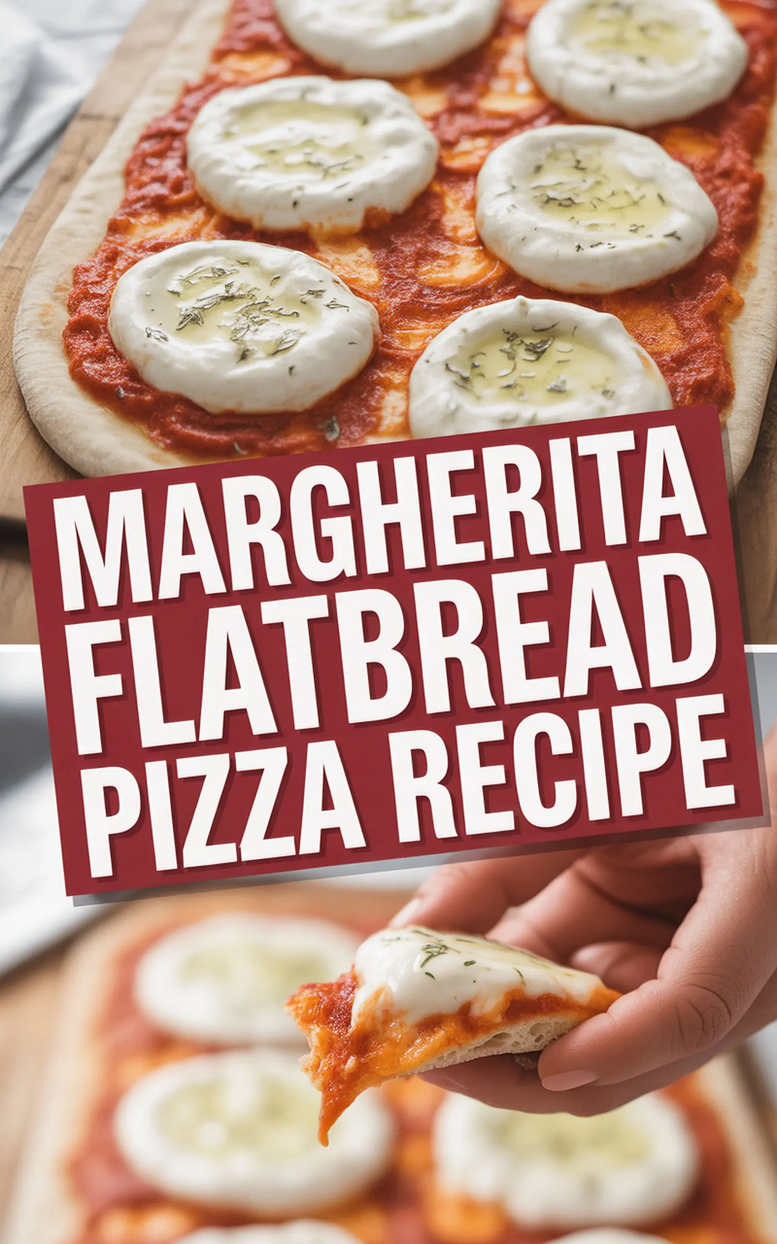 Margherita Flatbread Pizza Recipe - easy recipe with step by step instructions