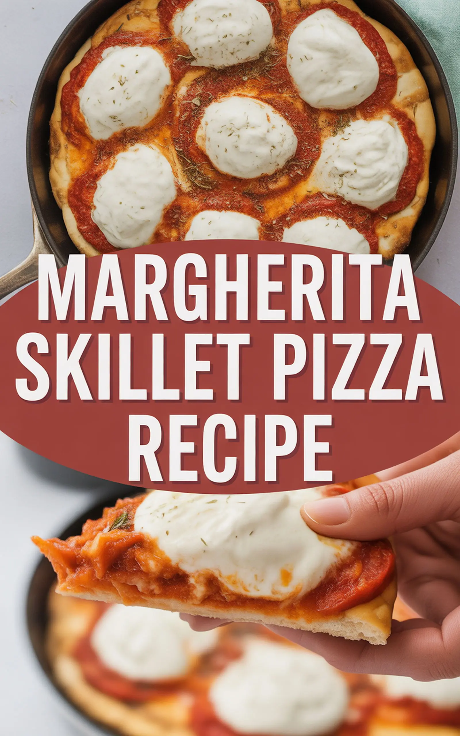 Margherita Skillet Pizza Recipe - easy recipe with step by step instructions