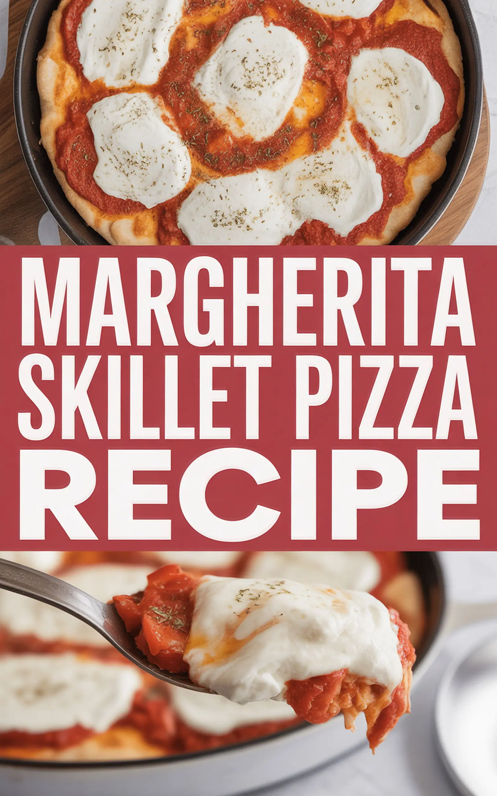 Margherita Skillet Pizza Recipe - easy recipe with step by step instructions