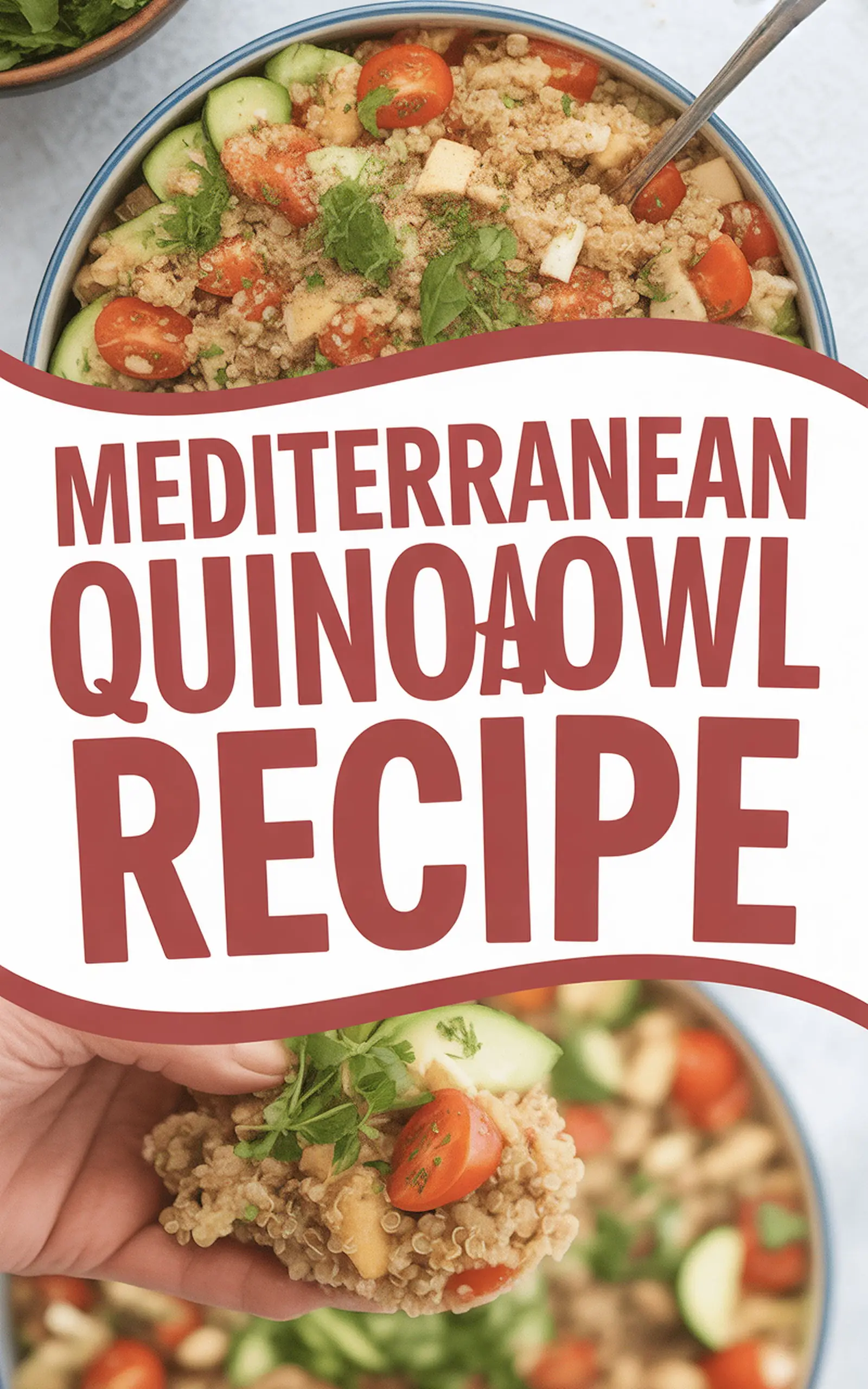 Mediterranean Quinoa Bowl Recipe - easy recipe with step by step instructions