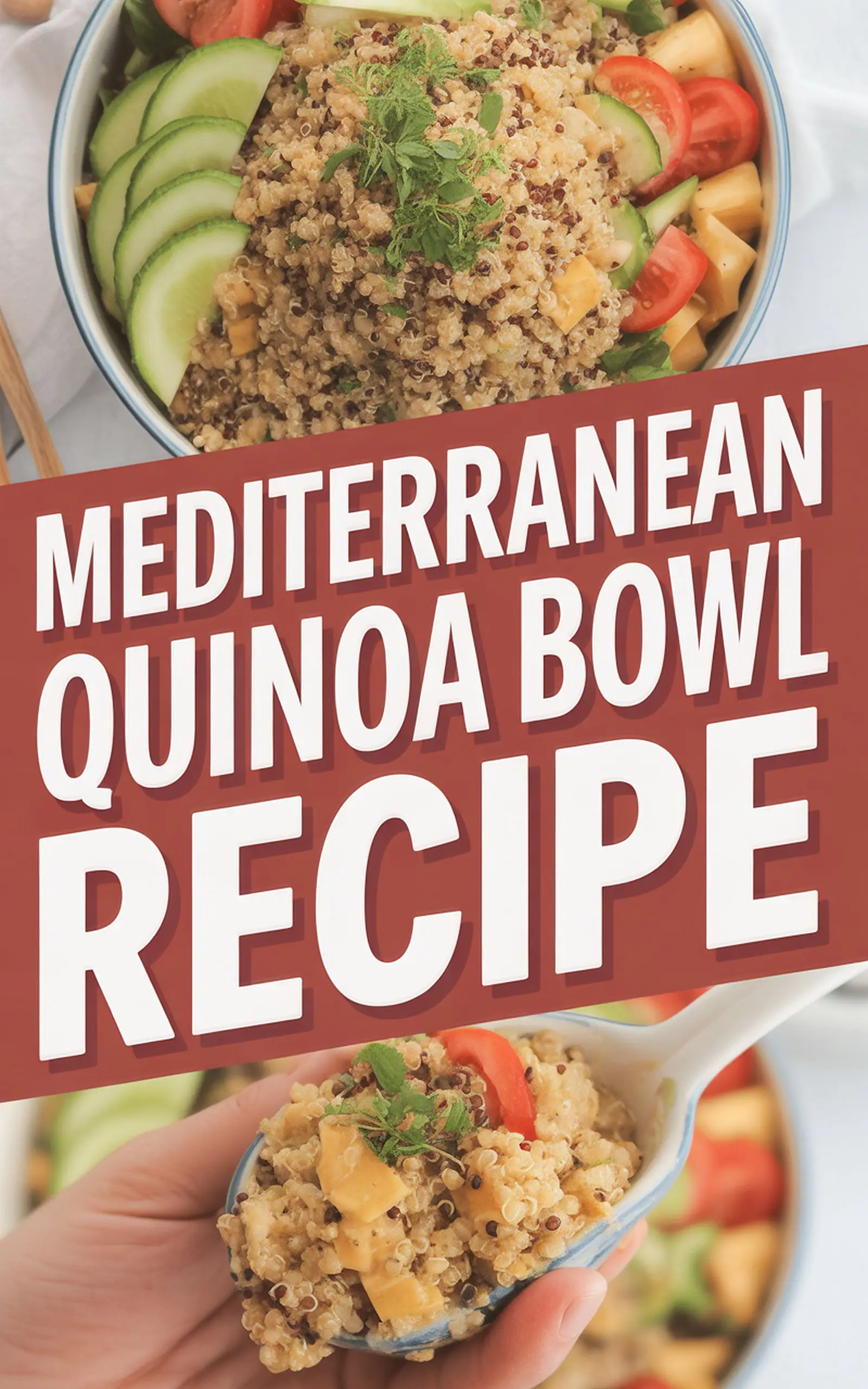 Mediterranean Quinoa Bowl Recipe - easy recipe with step by step instructions
