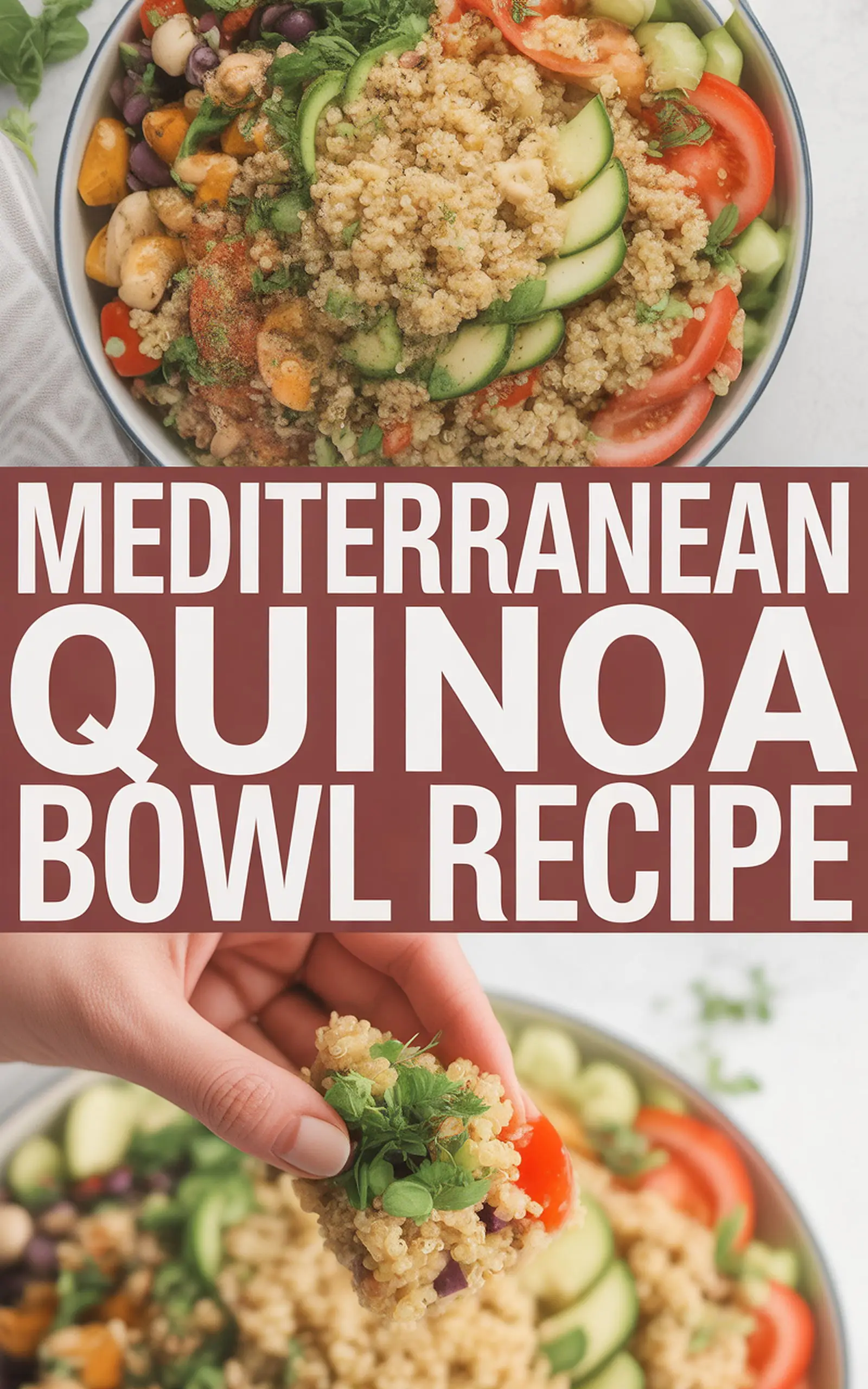 Mediterranean Quinoa Bowl Recipe - easy recipe with step by step instructions