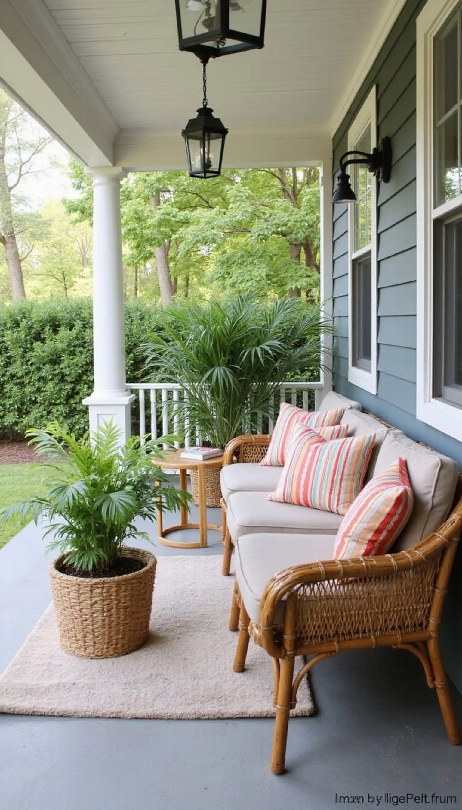 Bold cushion mix for instant porch cheer