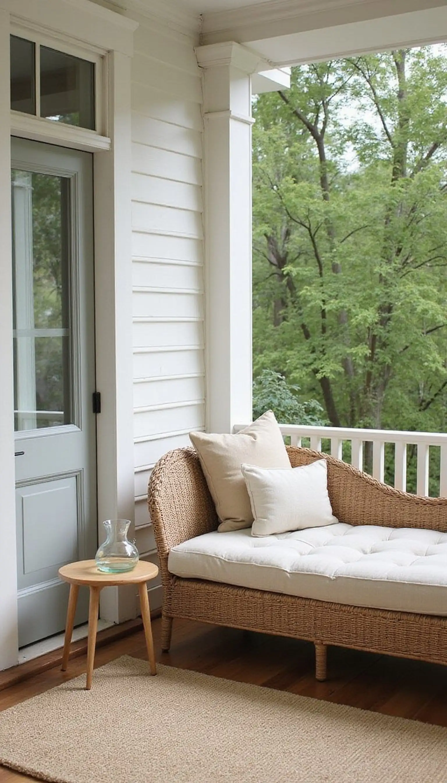 Wicker daybed that begs for naps