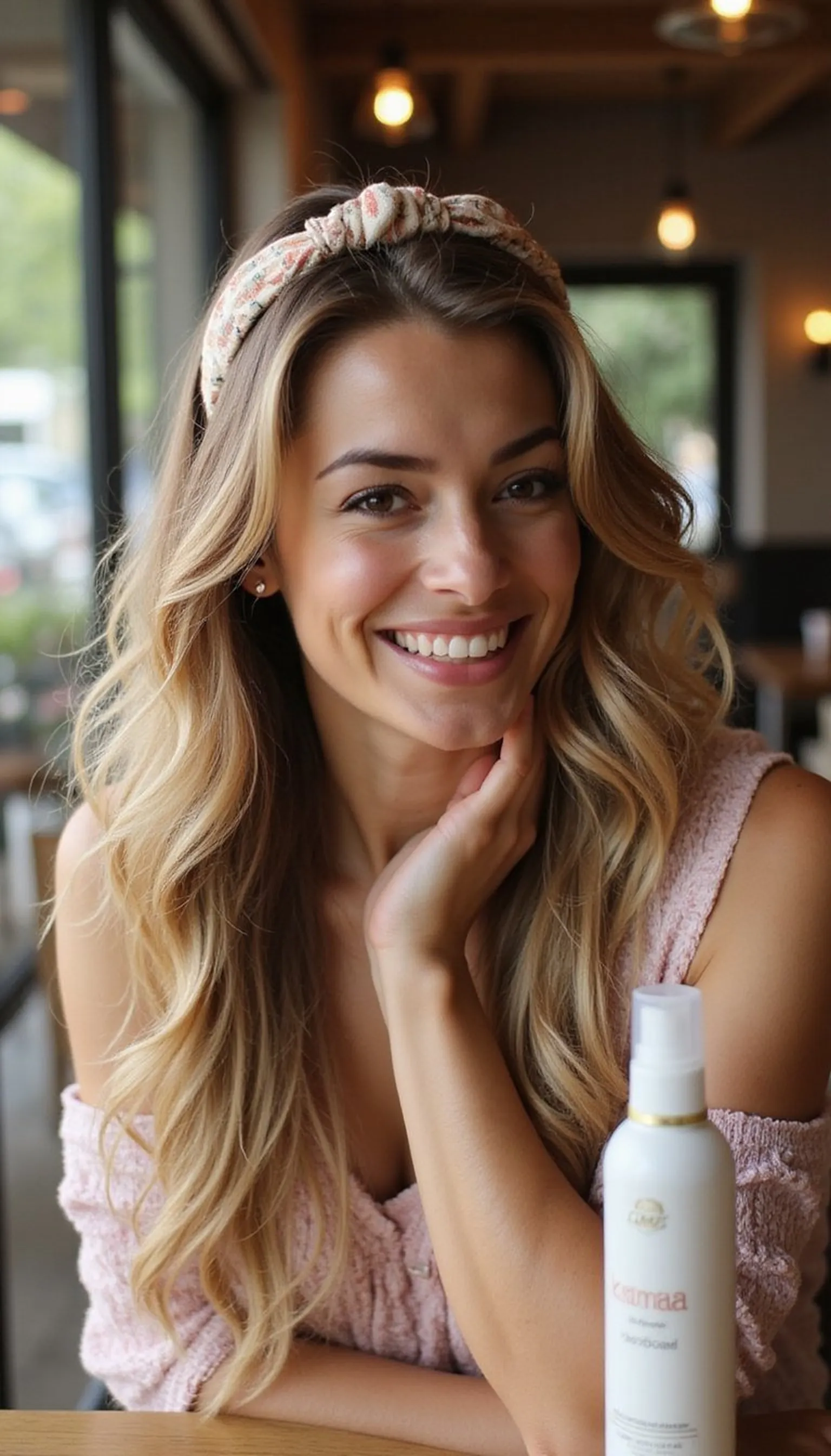 Soft Waves With Vintage Headband