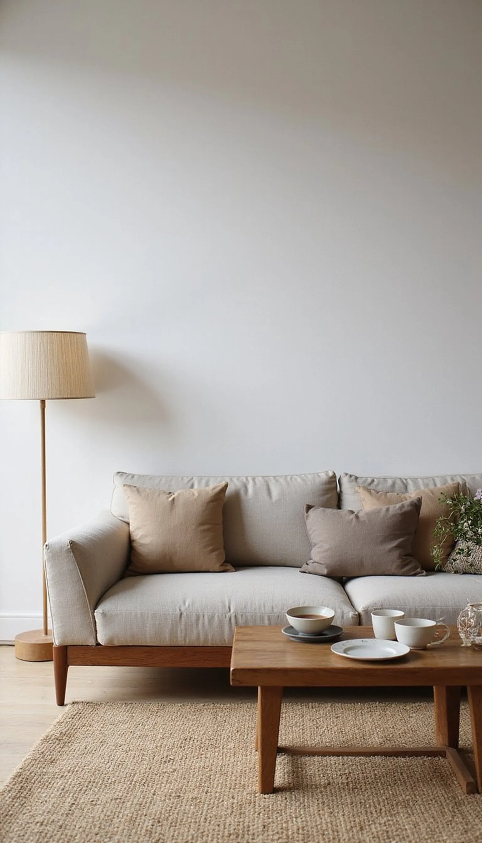 Japandi balance: minimal warmth and calm