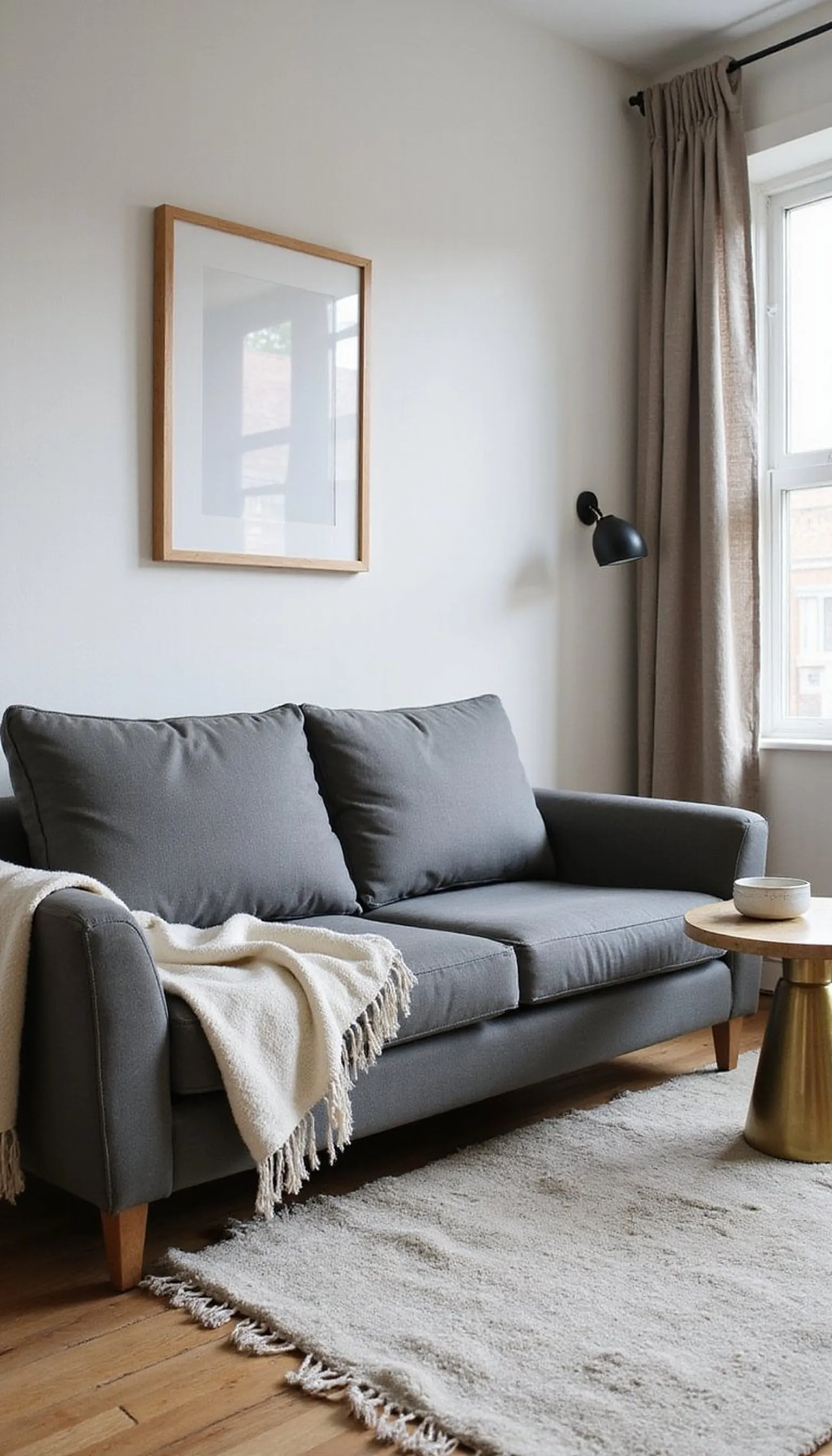 Soft monochrome: greys with warm undertones