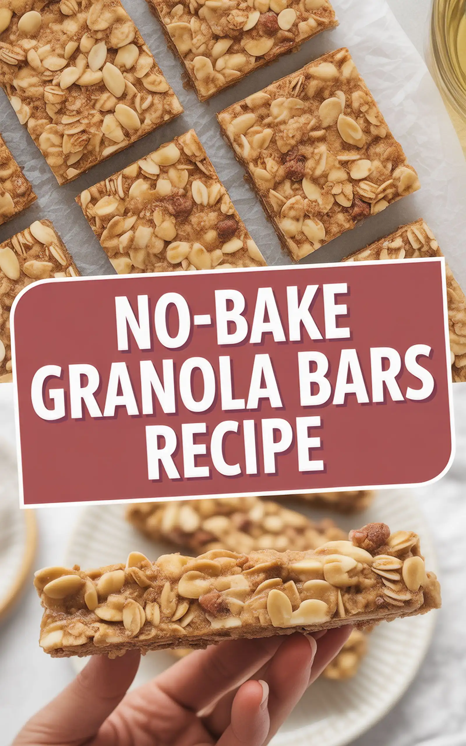 No-Bake Granola Bars Recipe - easy recipe with step by step instructions
