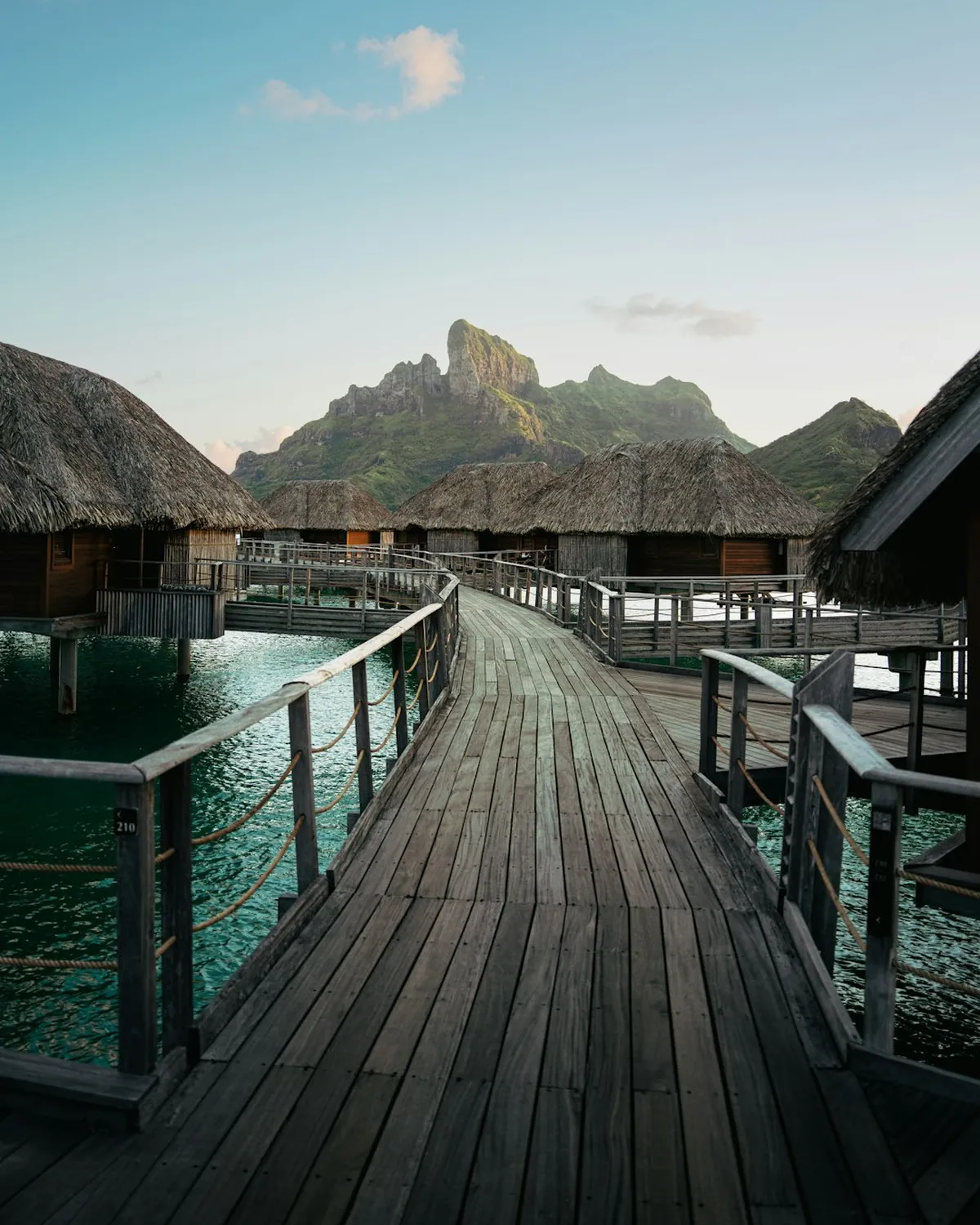 Four Seasons Resort Bora Bora overwater bungalows