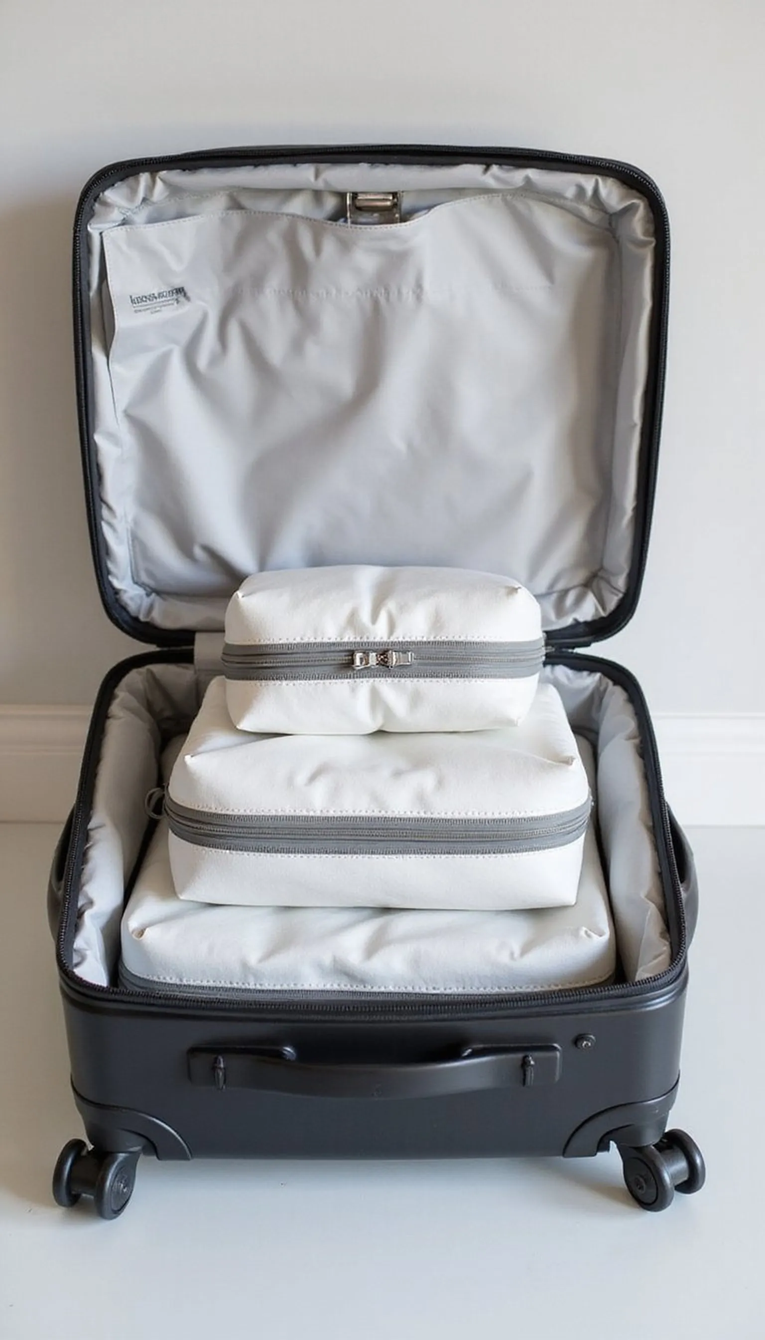 Layer thin items over heavy ones for protection