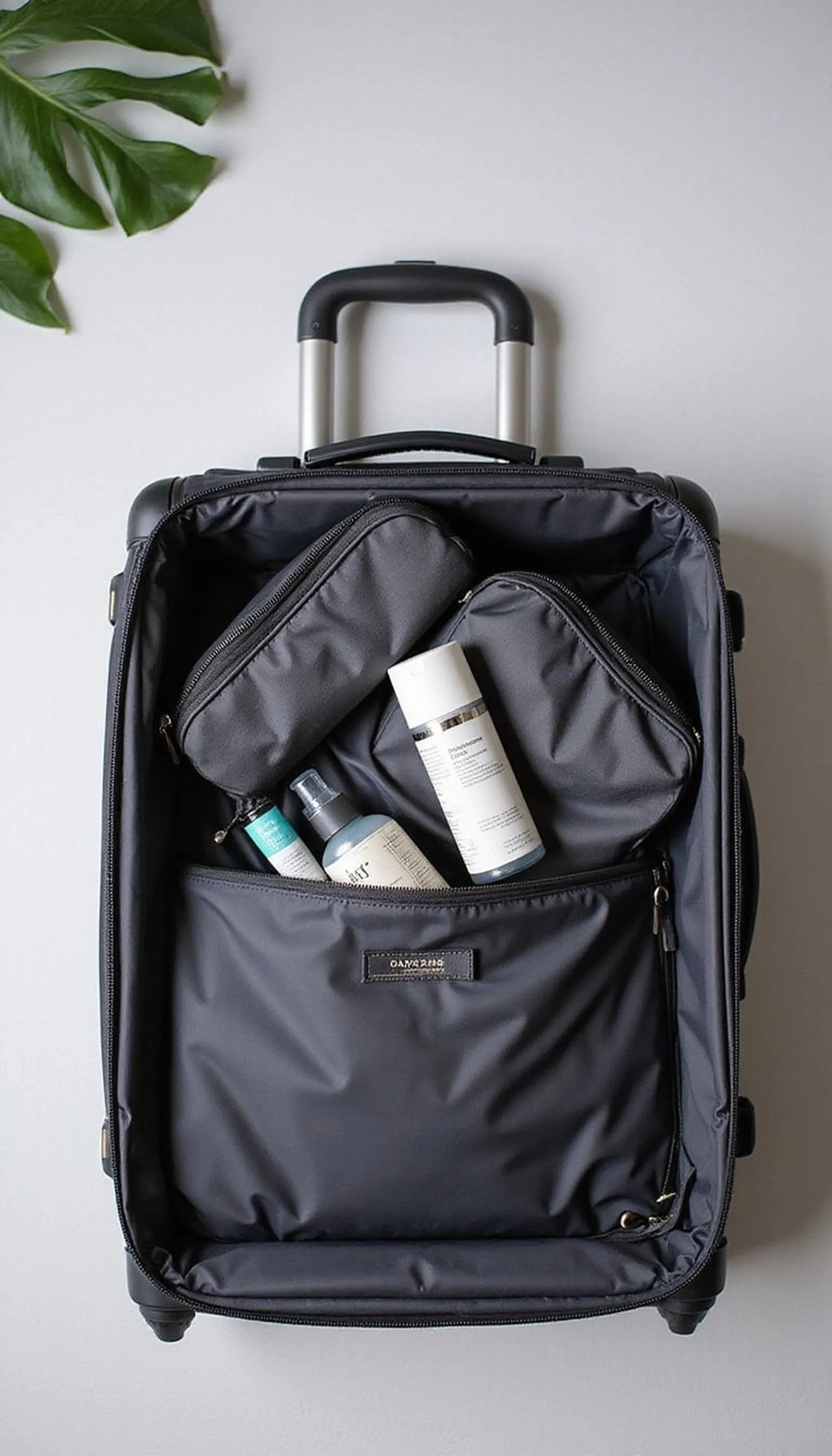 Toiletries: keep them separate and spill-proof