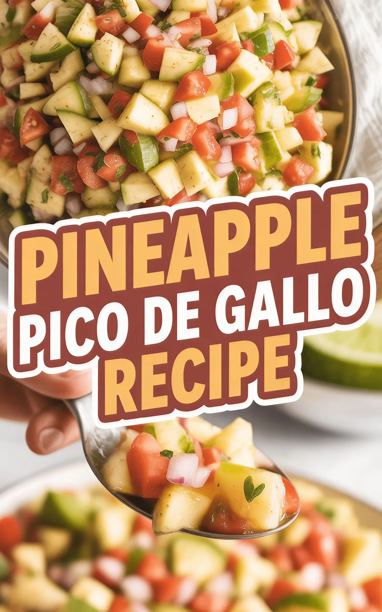 Pineapple Pico de Gallo Recipe - easy recipe with step by step instructions