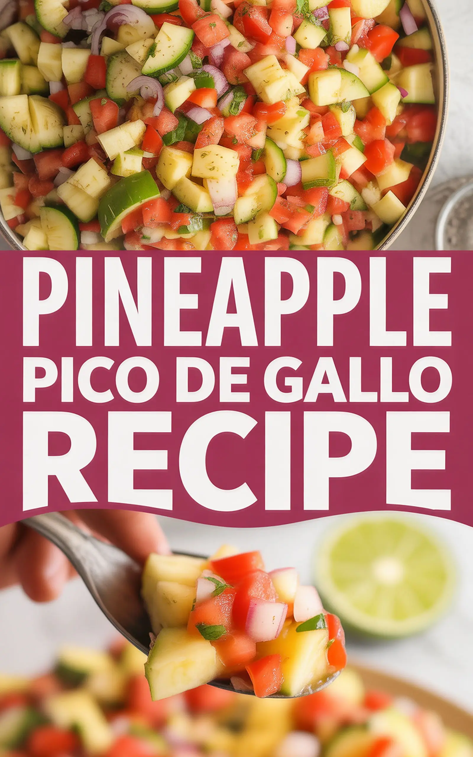 Pineapple Pico de Gallo Recipe - easy recipe with step by step instructions