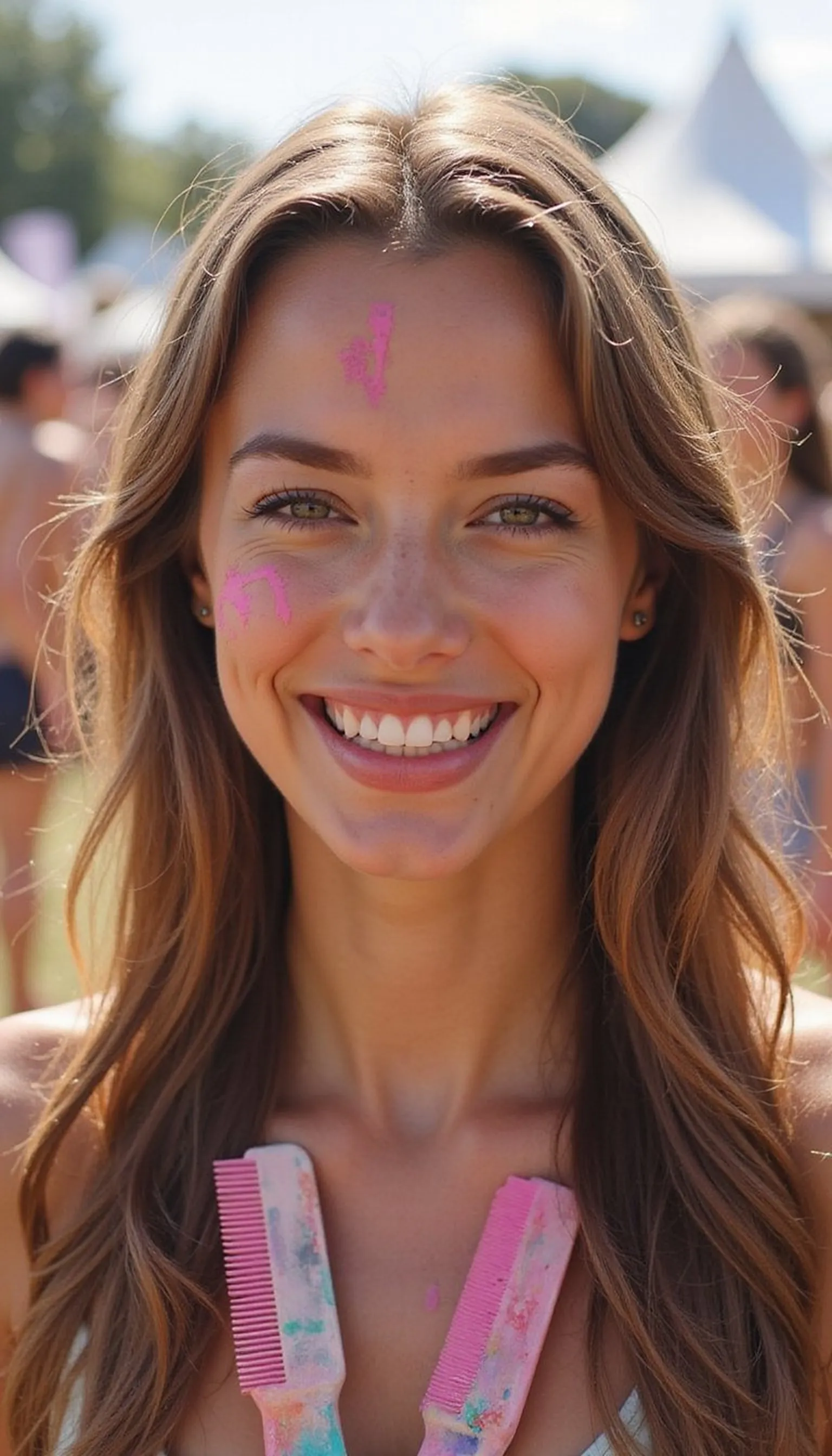 Temporary Color Streaks With Chalk Set