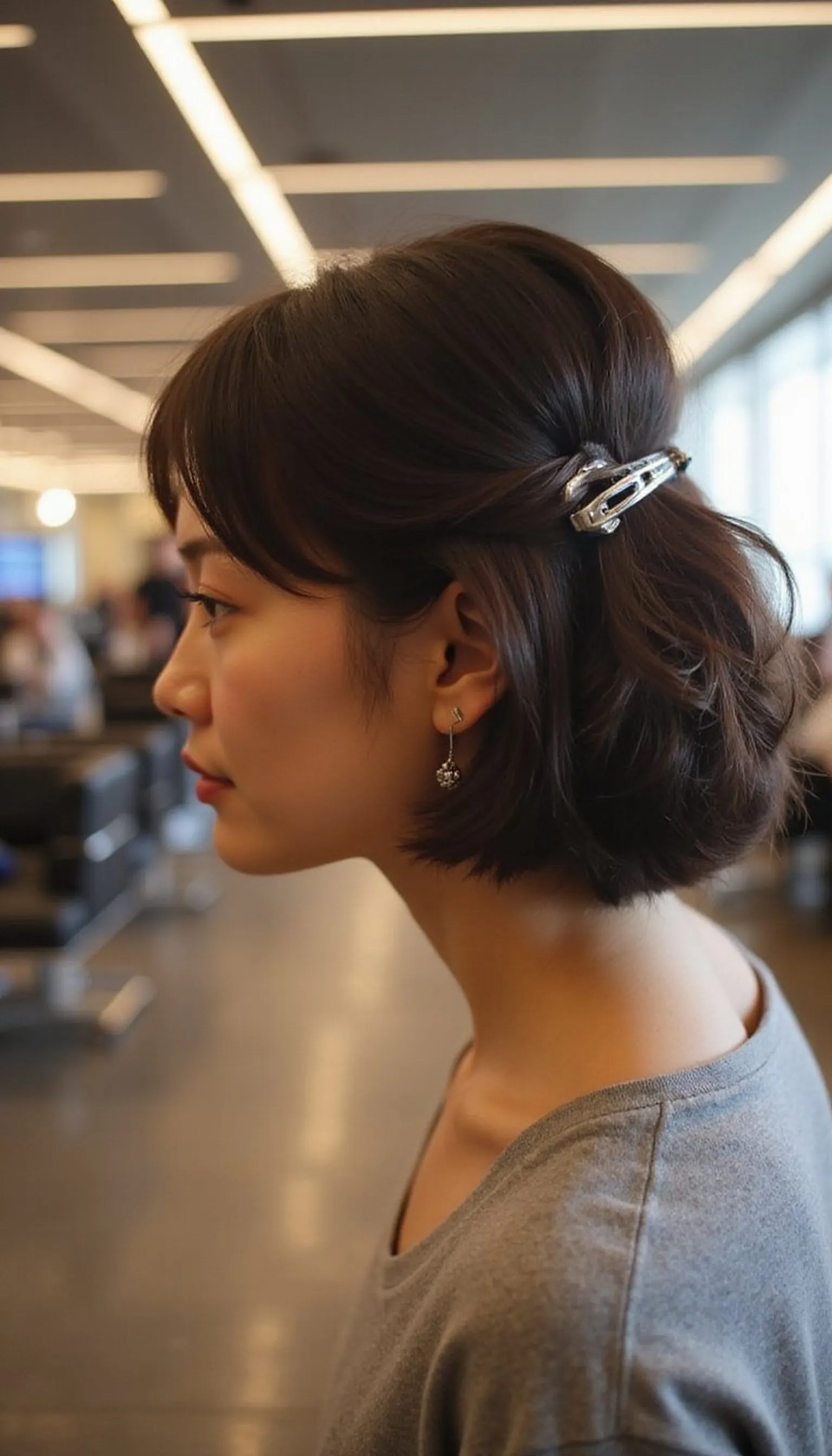 Claw Clip Tucked Lob For Instant Polish