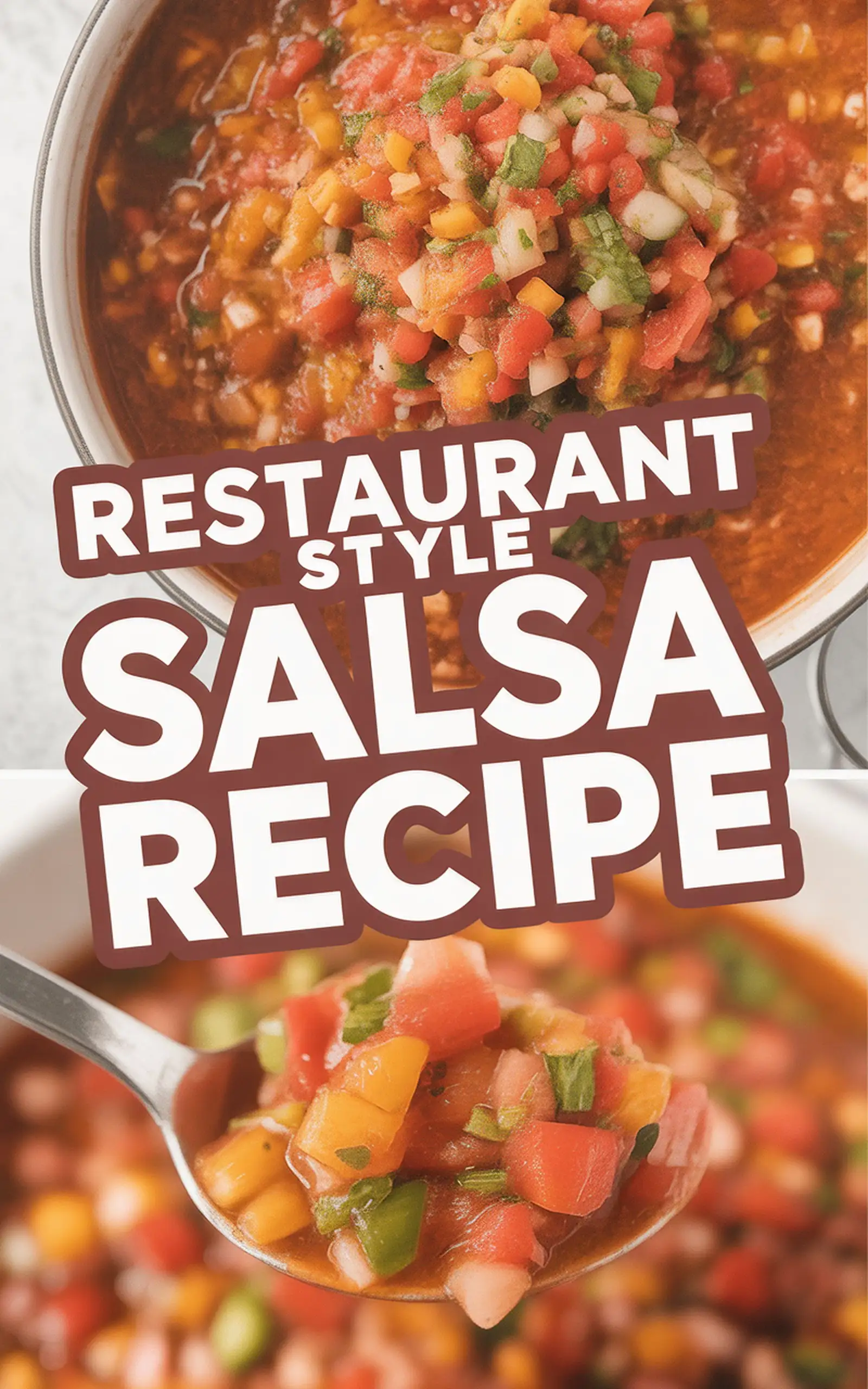Restaurant Style Salsa Recipe - easy recipe with step by step instructions