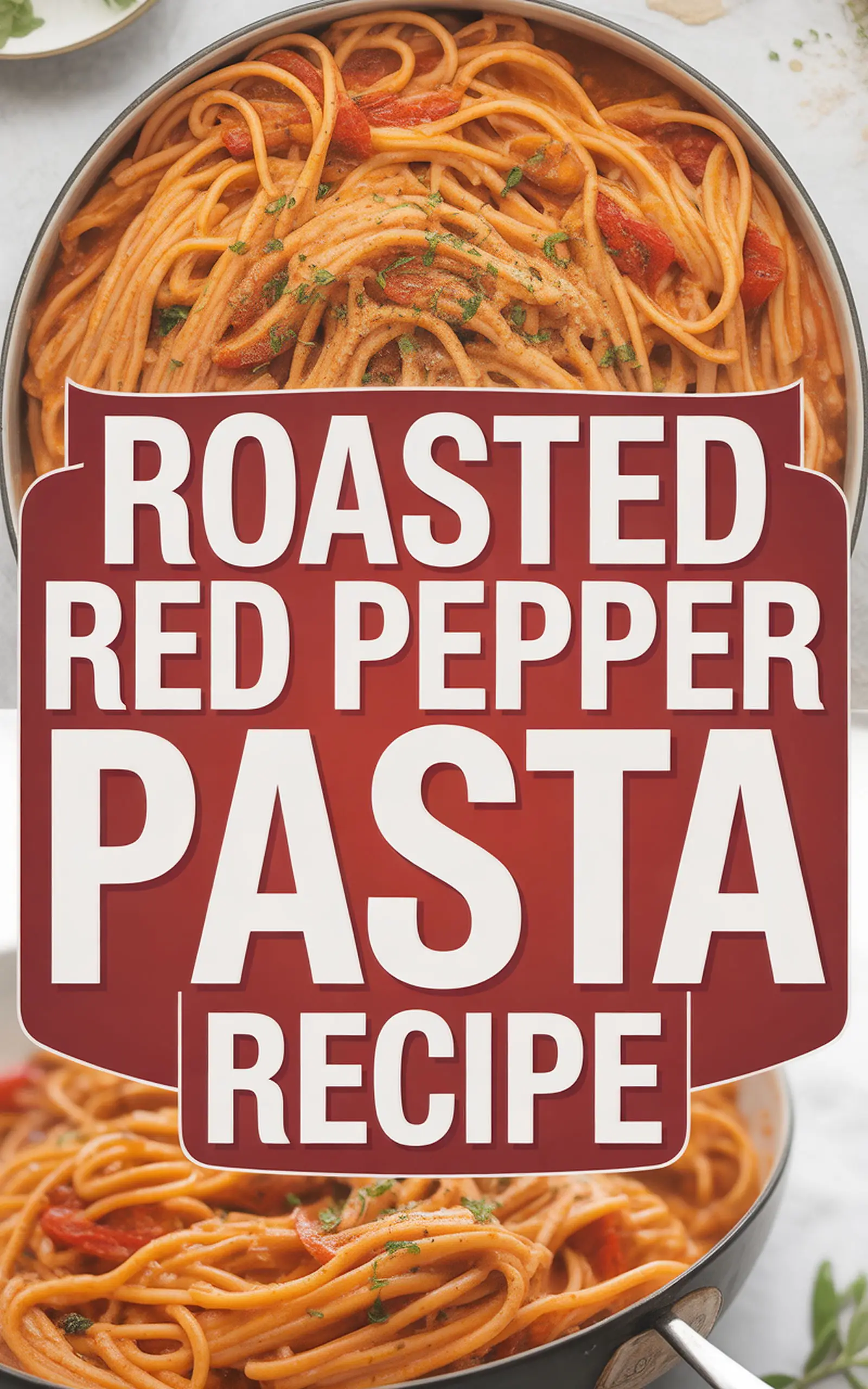 Roasted Red Pepper Pasta Recipe - easy recipe with step by step instructions