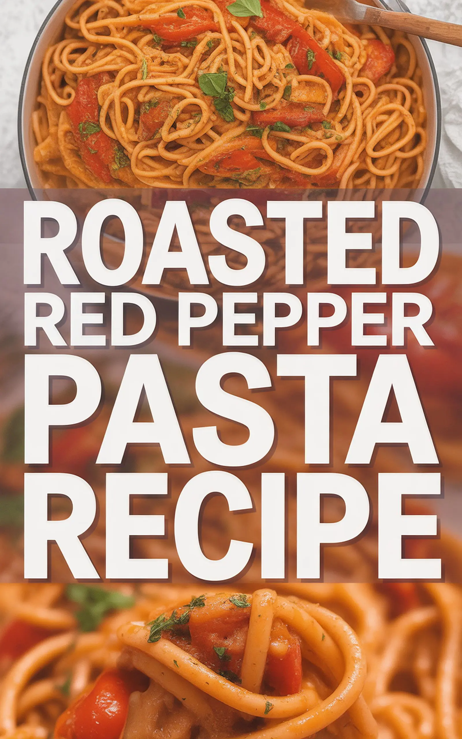 Roasted Red Pepper Pasta Recipe - easy recipe with step by step instructions