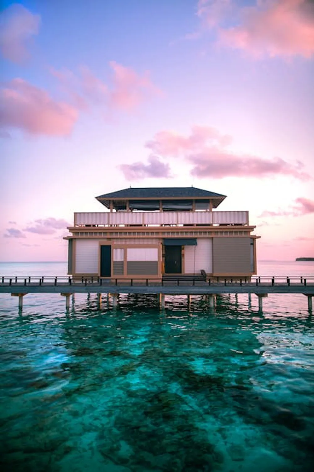 Fijian overwater bungalows at Likuliku Lagoon Resort