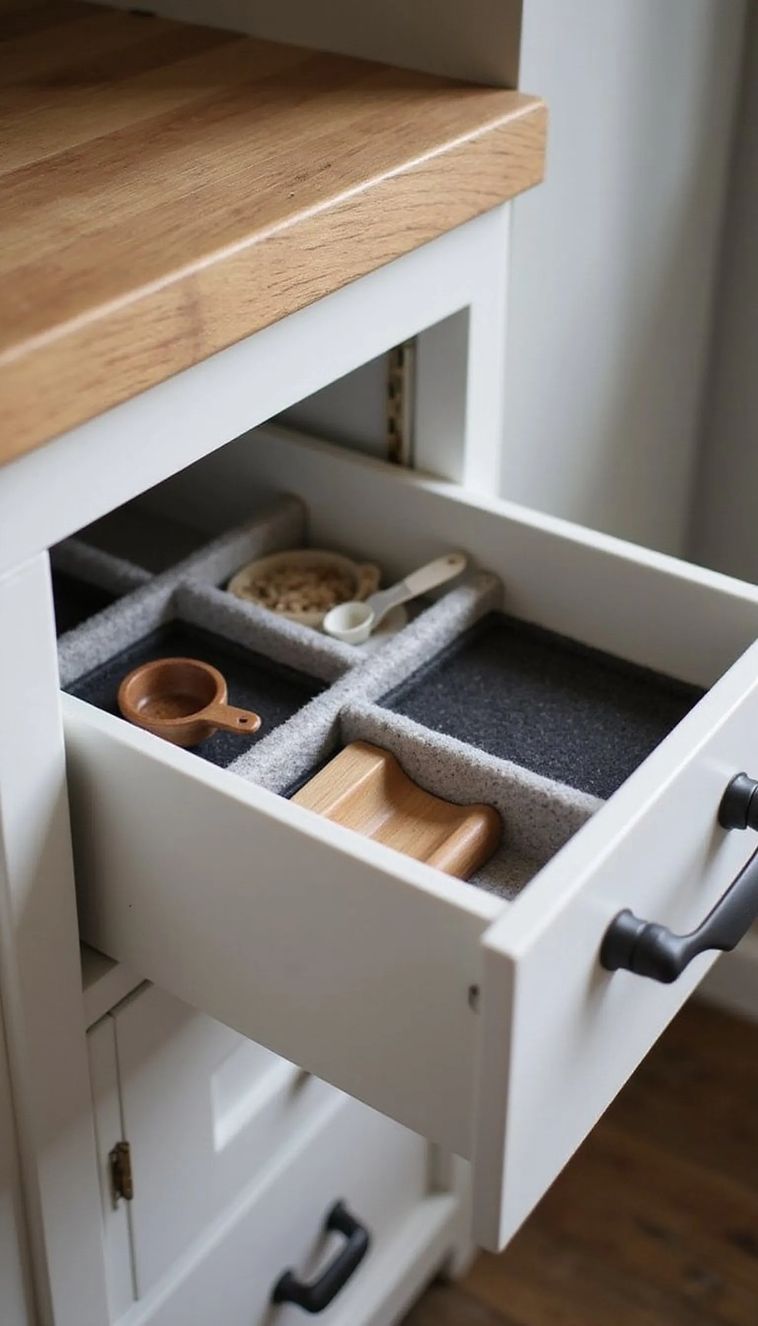 Drawer coffee bar keeps everything out of sight