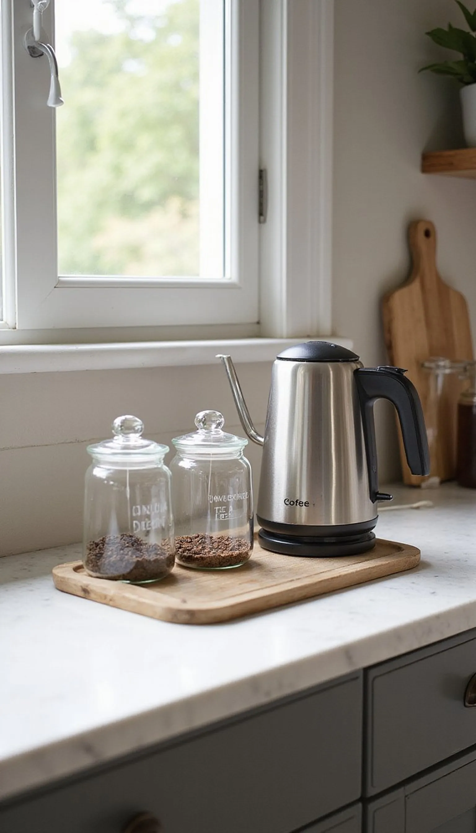 Dual tea and coffee station for shared spaces