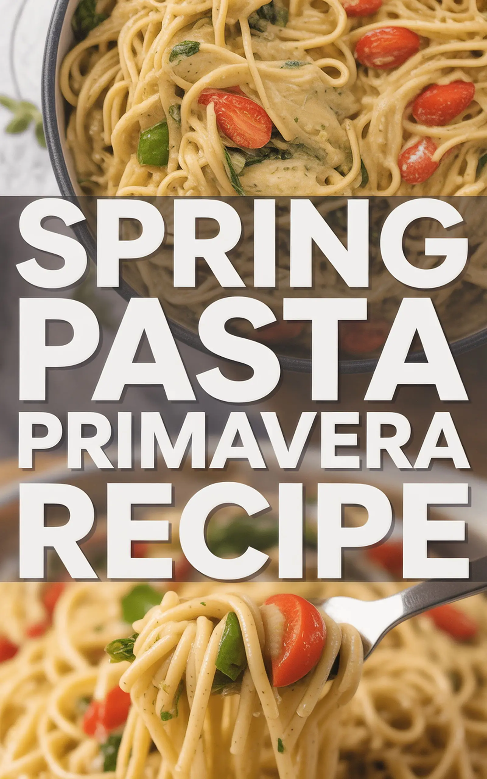 Spring Pasta Primavera Recipe - easy recipe with step by step instructions