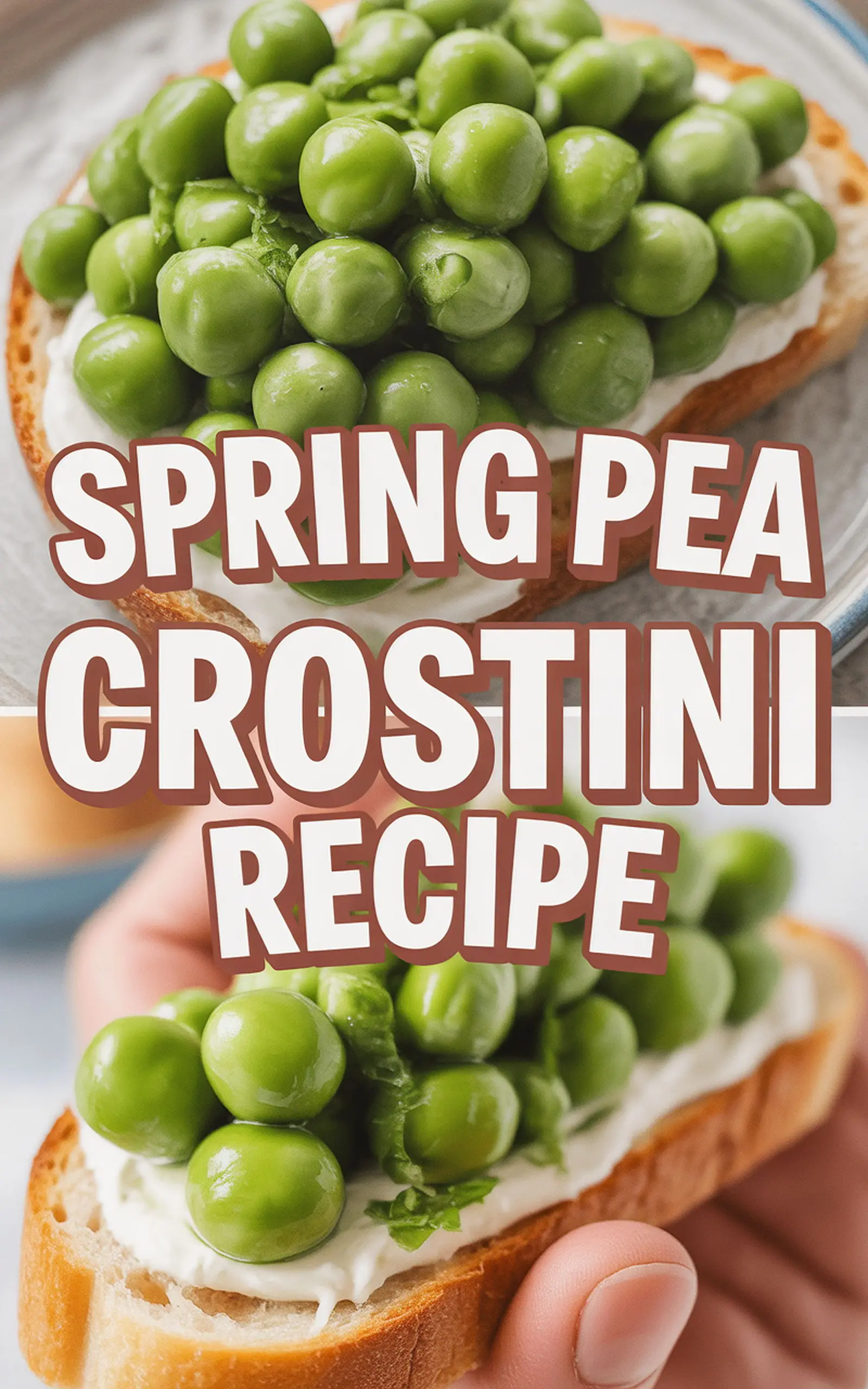 Spring Pea Crostini Recipe - easy recipe with step by step instructions